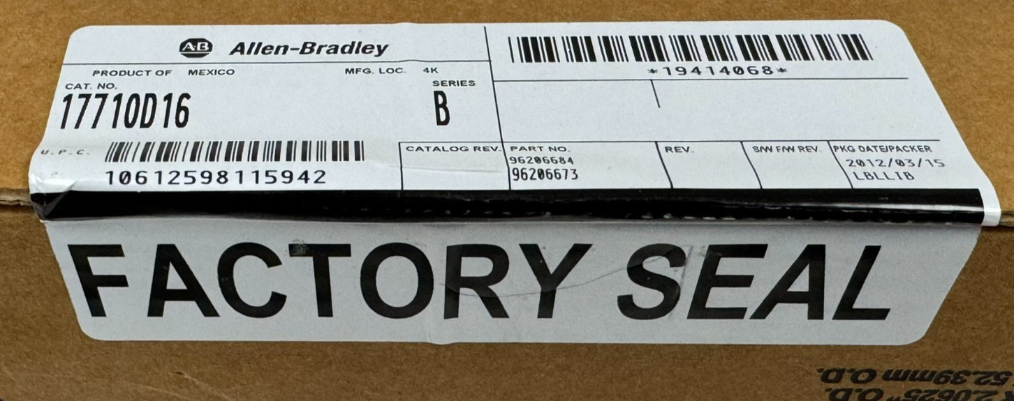 NEW SEALED ALLEN BRADLEY 1771-0D16 ISOLATED OUTPUT SER. B 17710D16
