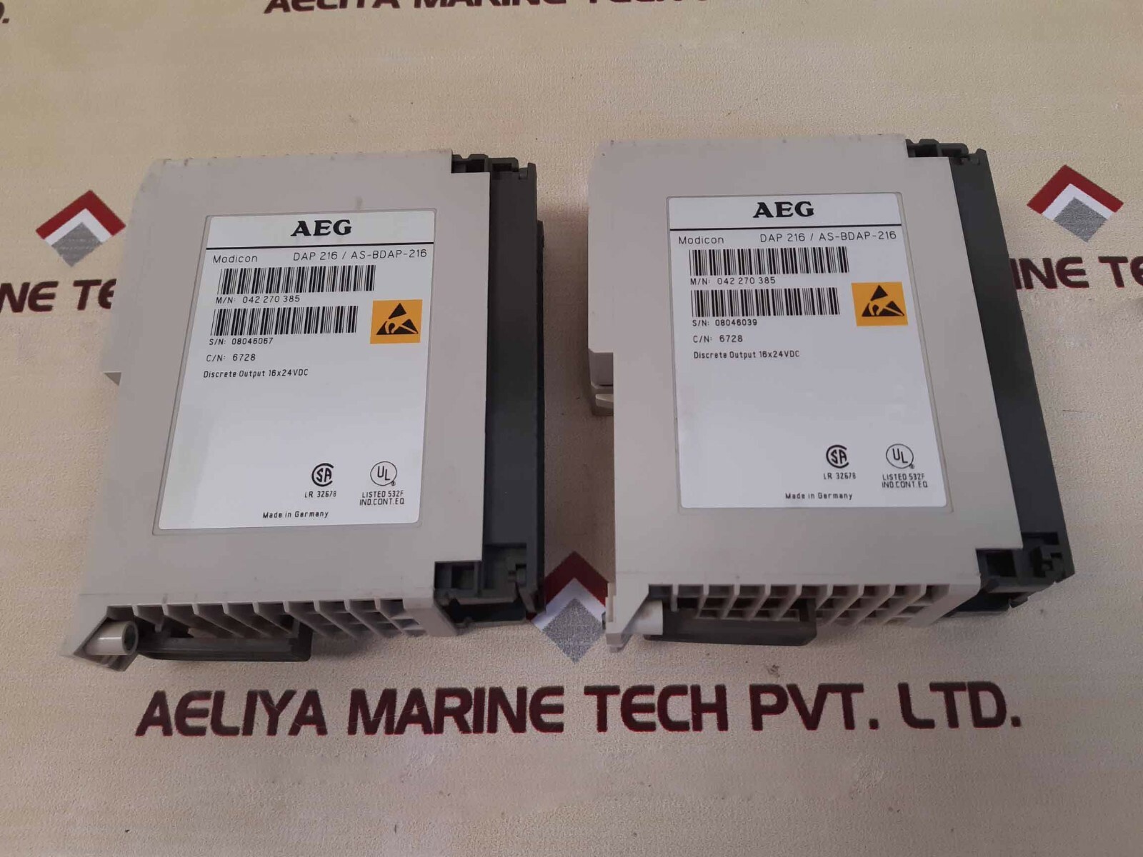 Aeg modicon dap 216/as-bdap-216 output module