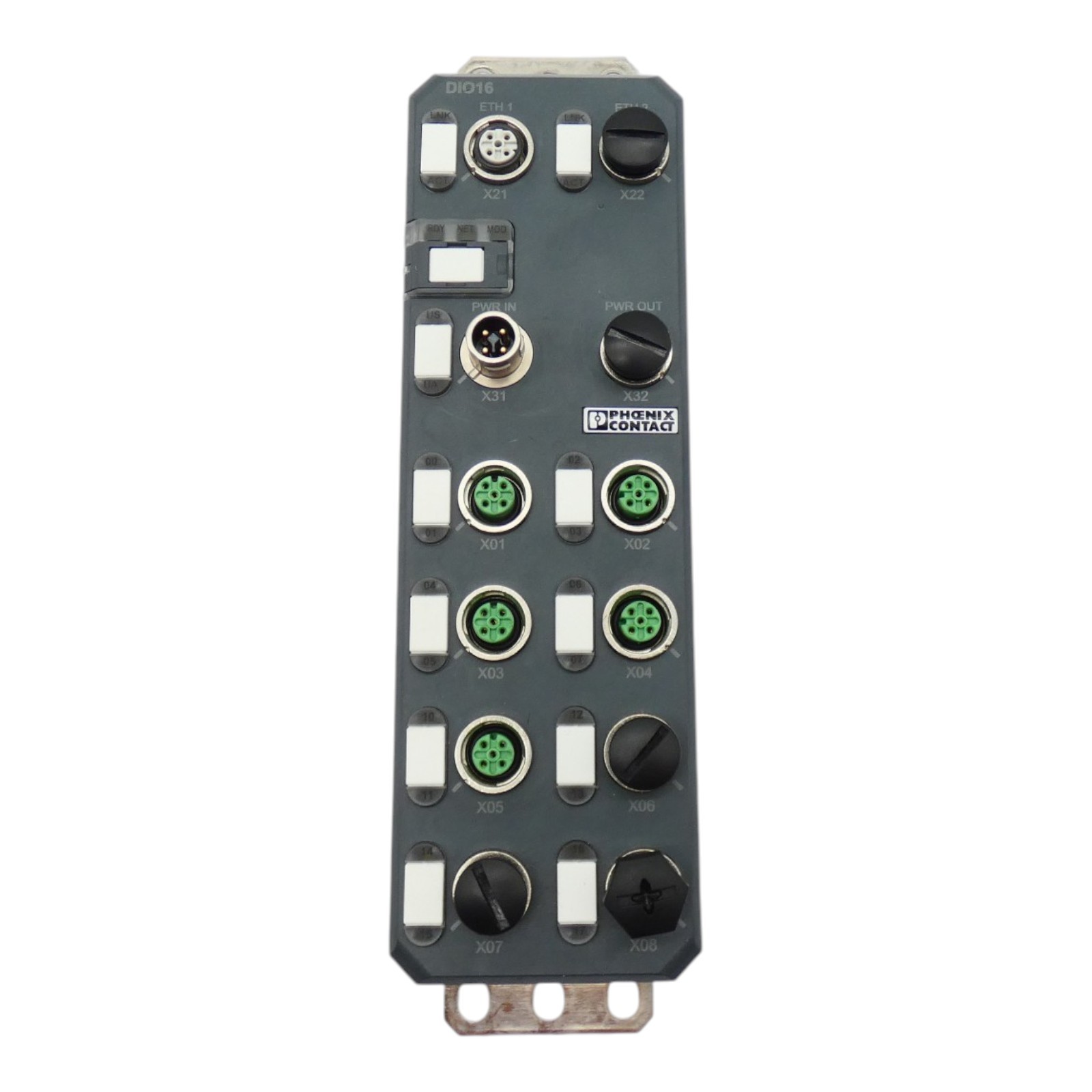 Phoenix Contact AXL E EIP DIO16 M12 6P 2701494 Digital Input/Output Device – Unused