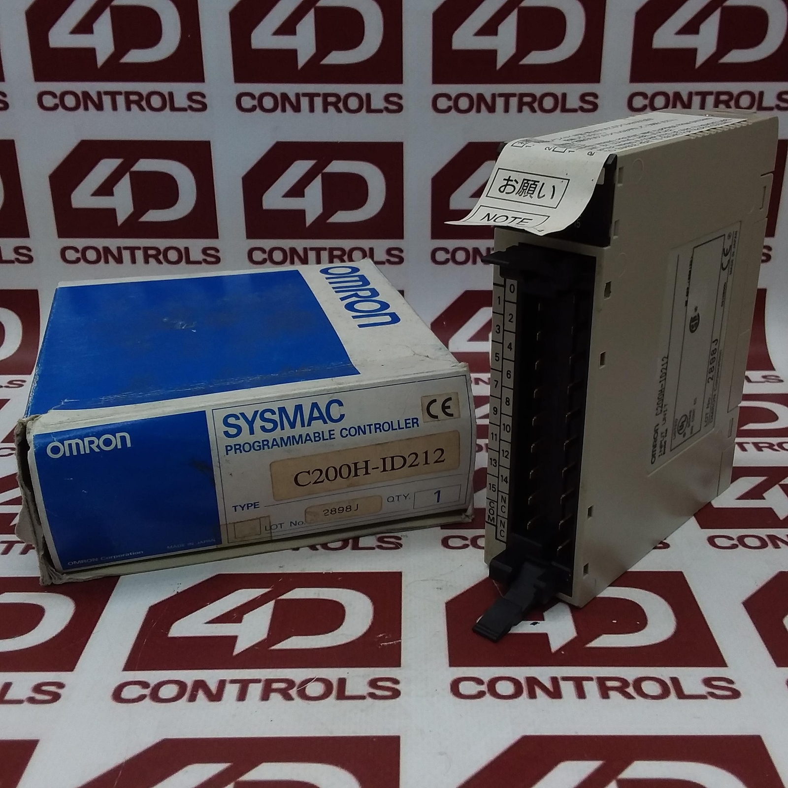 C200H-ID212 | Omron | DC Input Module, 16 Point, 24VDC, Opened