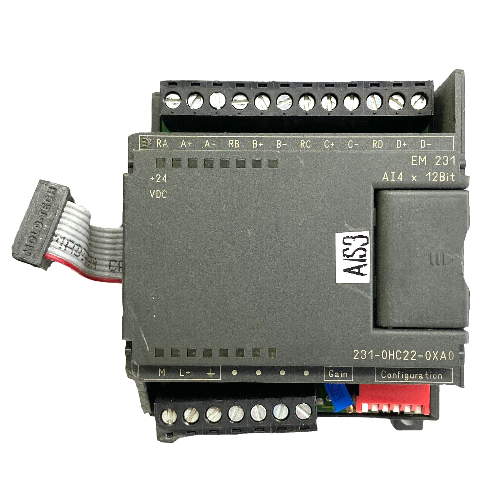 Siemens 6ES7 231-0HC22-0XA0 EM 231 Analog Input Module S7-200 8-Ch Used
