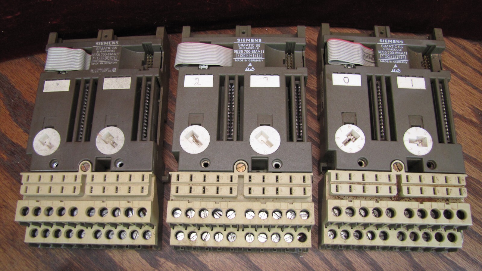 Siemens SIMATIC S5 Bus Modules (9) lot 6ES5 700-8MA11