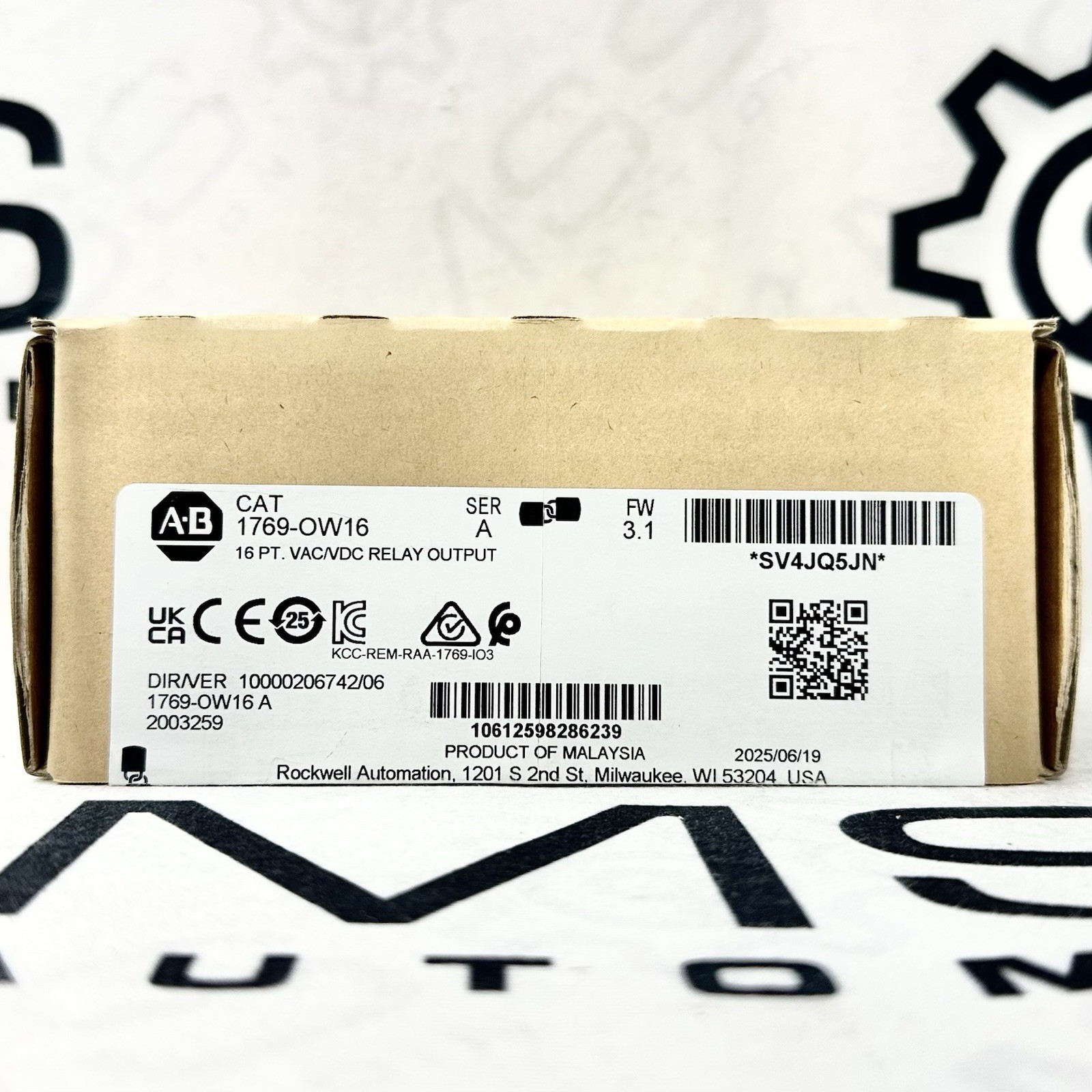 Allen-Bradley 1769-OW16 CompactLogix 16-Point Relay Output Module Sealed