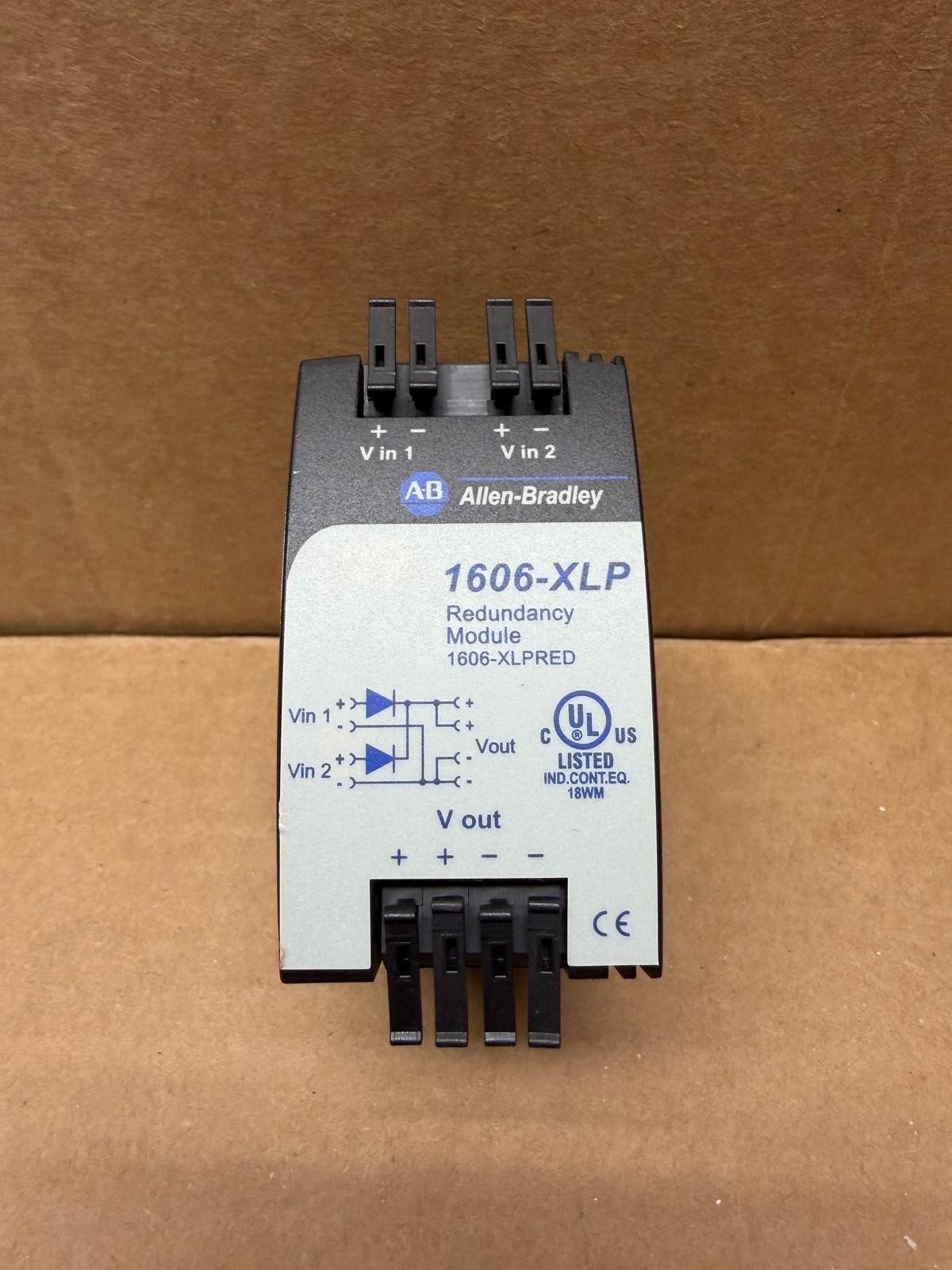 Allen-Bradley 1606-XLPRED 1606-XLP Redundancy Module Dual Input 24V 10A Ser A