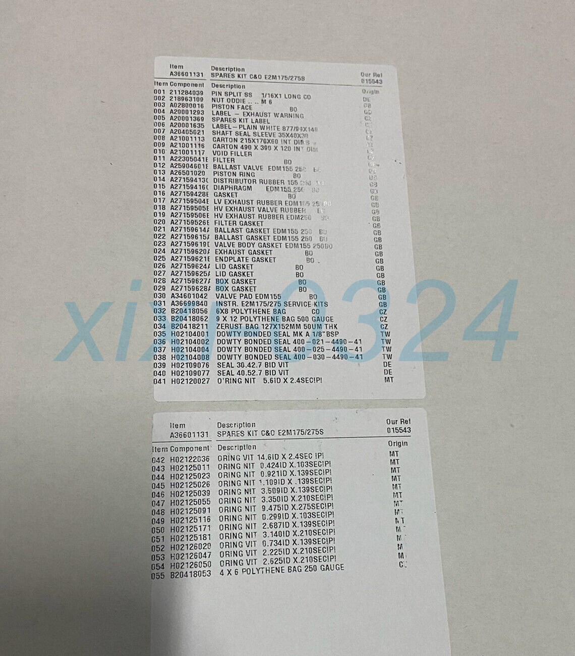 1pcs NEW Edwards A36601131 E2M175/E2M275 sealing package DHL shipping