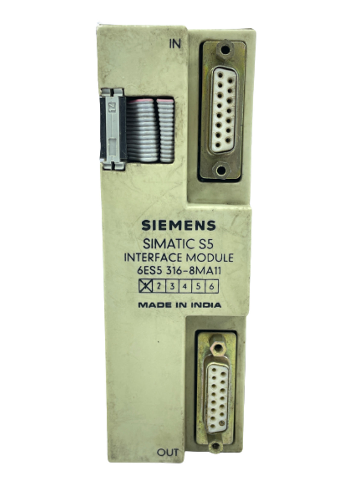 Siemens SIMATIC S5 6ES5 316-8MA11 Interface Module PLC Input Output Unit