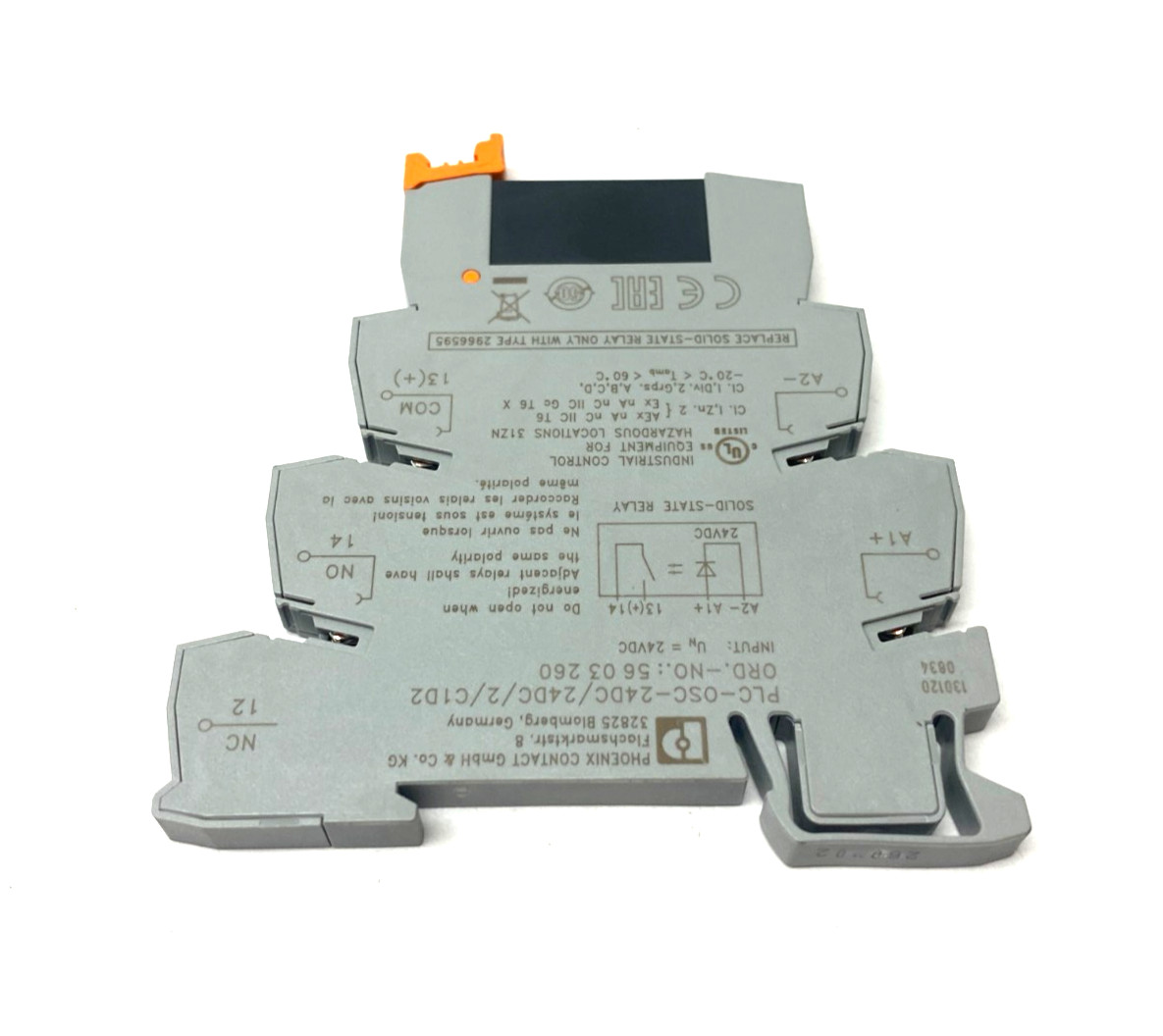 Phoenix Contact PLC-OSC- 24DC/ 24DC/ 2/C1D2 Optocoupler 5603260 w/ 2966595 Relay