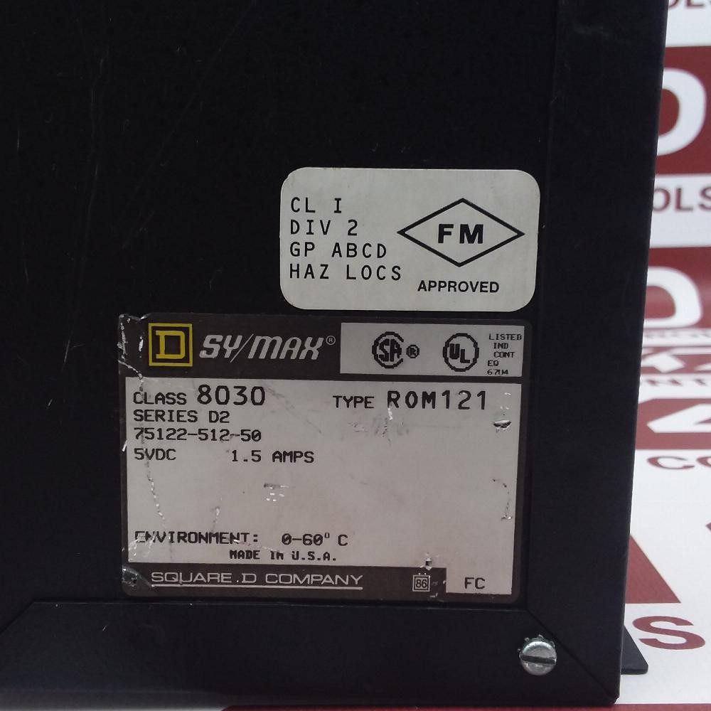 8030 ROM-121 | Symax | Analog Output Module, 1.5A, 5VDC, Used, D2
