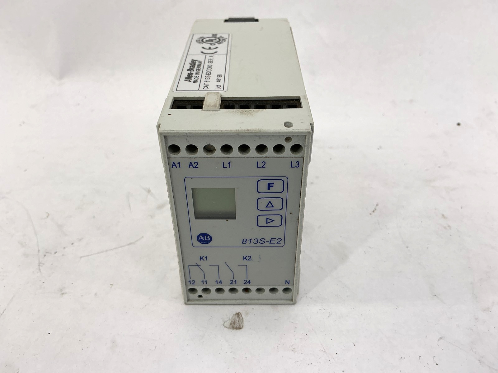 Allen Bradley 813S-E2CD60 Ser A Phase Monitor 250-690V 60HZ 115VCP 3 Phase