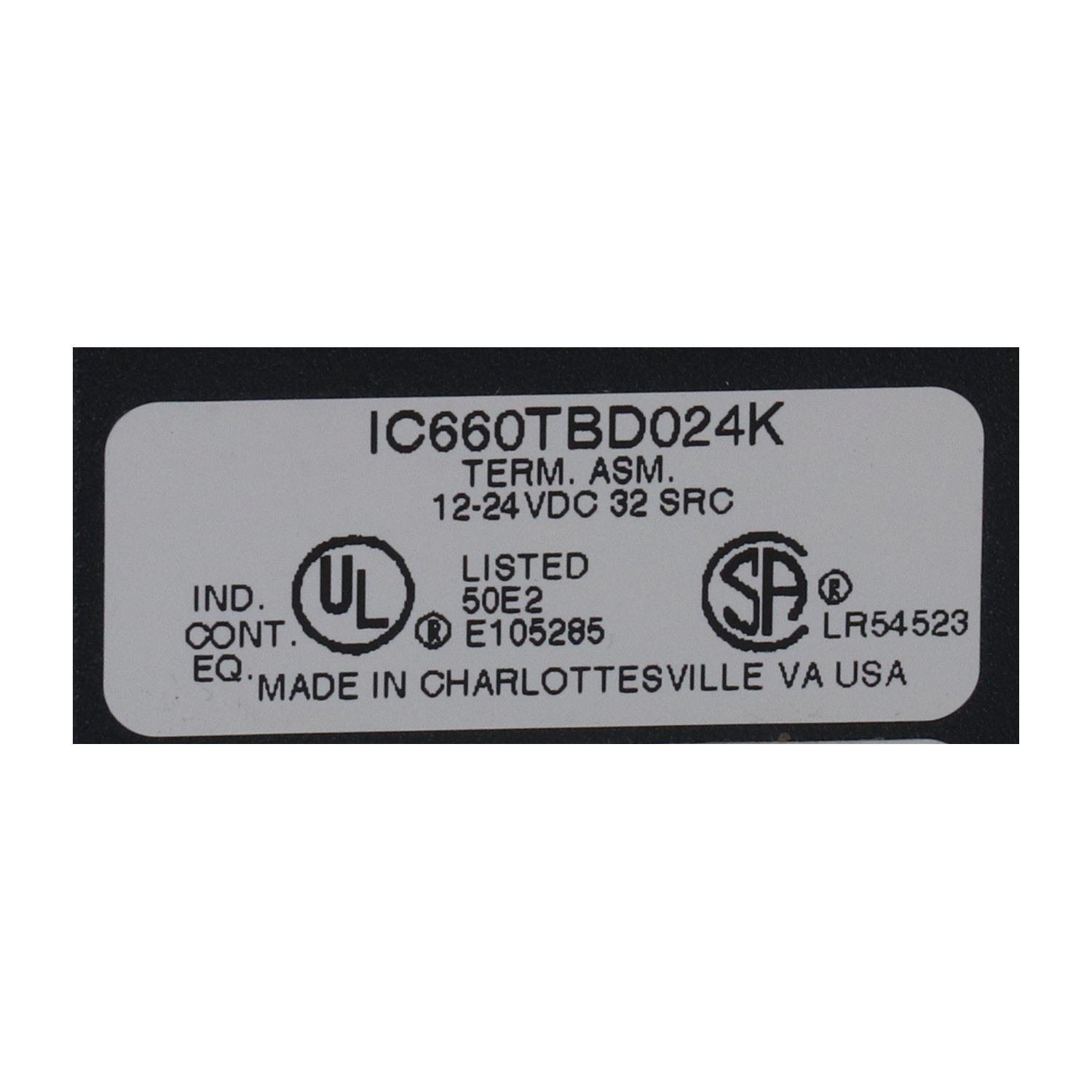 GE Fanuc IC660TBD024K Used UMP