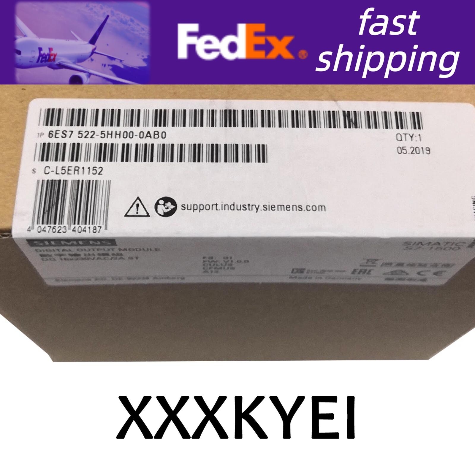 New In Box SIEMENS 6ES7522-5HH00-0AB0 6ES7 522-5HH00-0AB0 Digital Output Module
