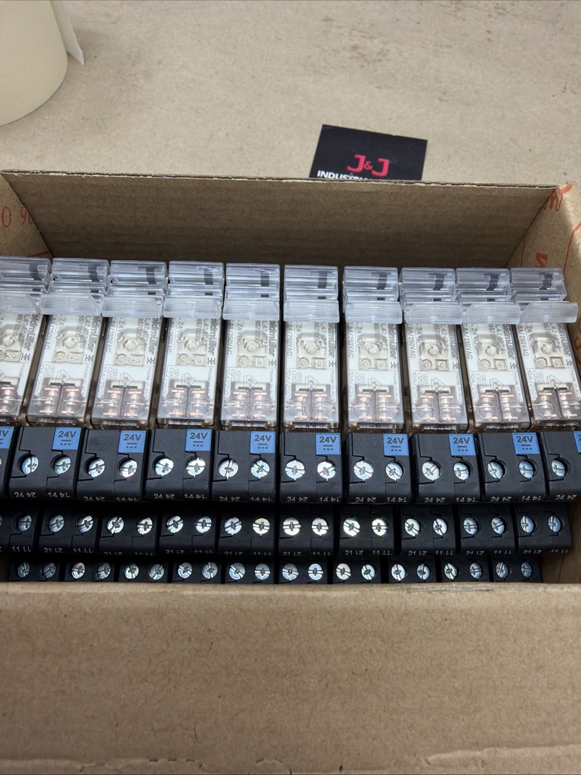 New box of 10 Weidmuller 1123490000 TRS 24VDC 2 CO Warranty Fast Shipping 🇺🇸