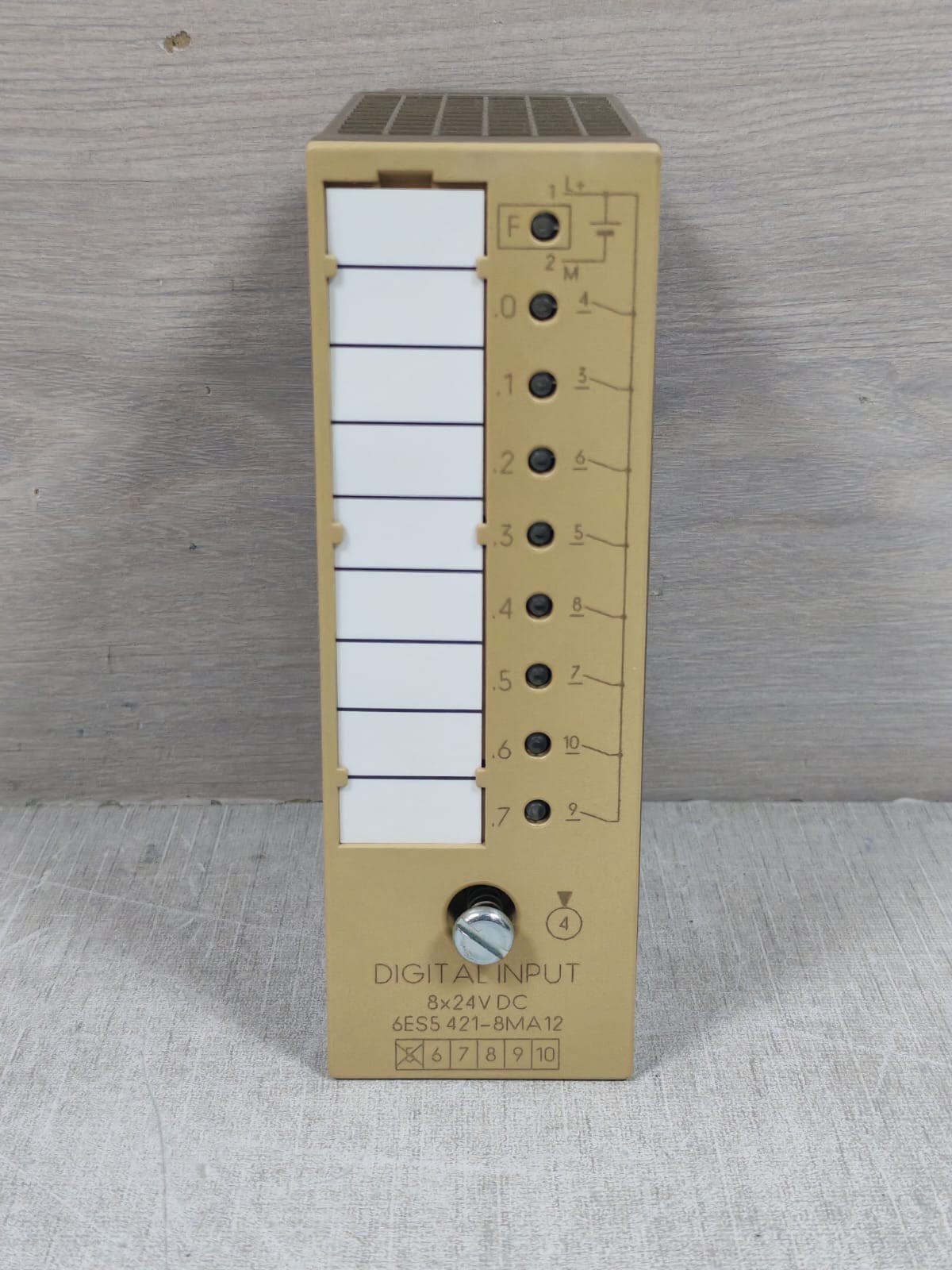 SIEMENS SIMATIC S5 6ES5-421-8MA12 DIGITAL INPUT MODULE 24VDC