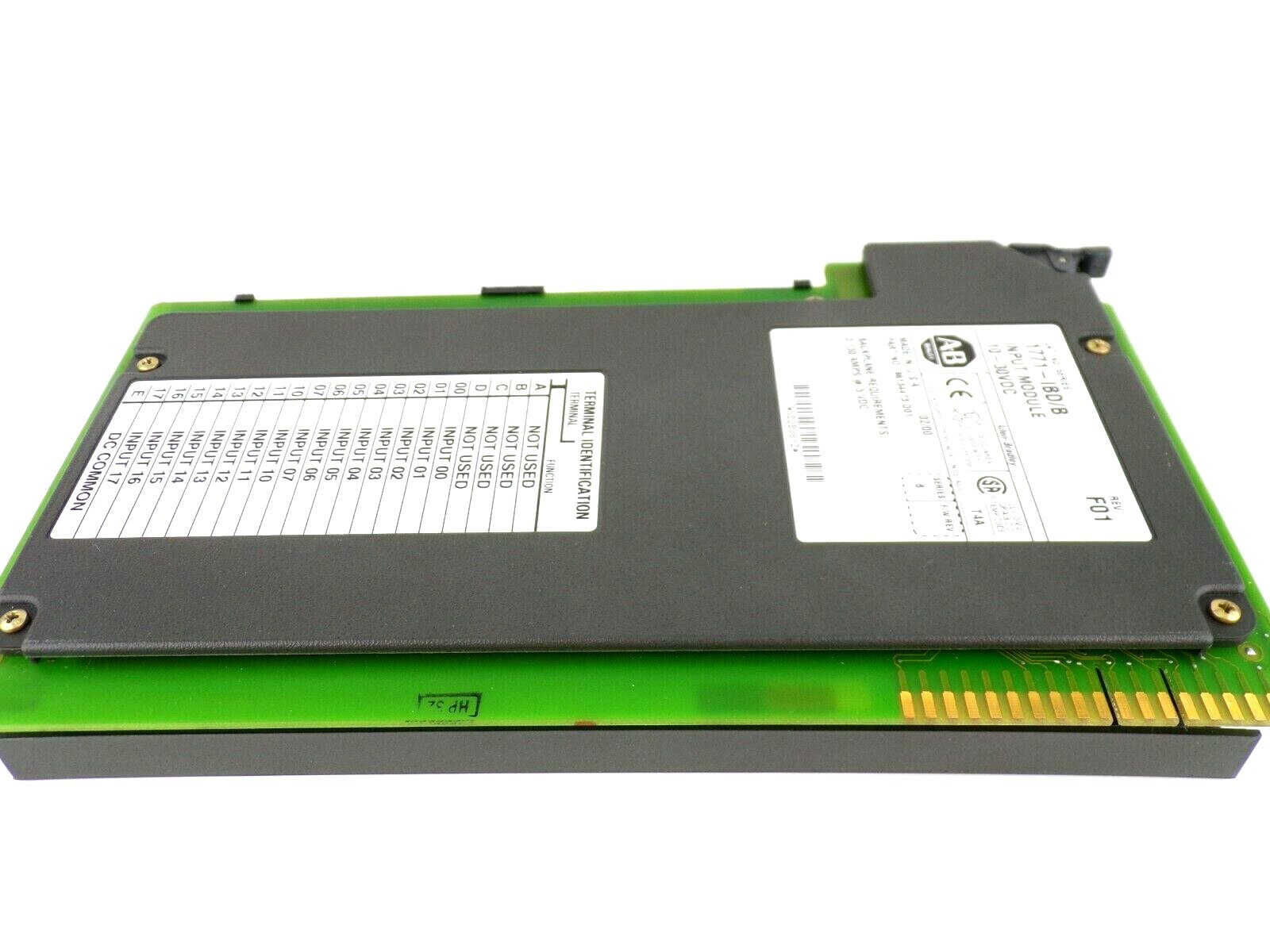 Allen Bradley 1771-IBD /B PLC-5 Digital 16PT Input Module, Rev.F01, 1771IBD