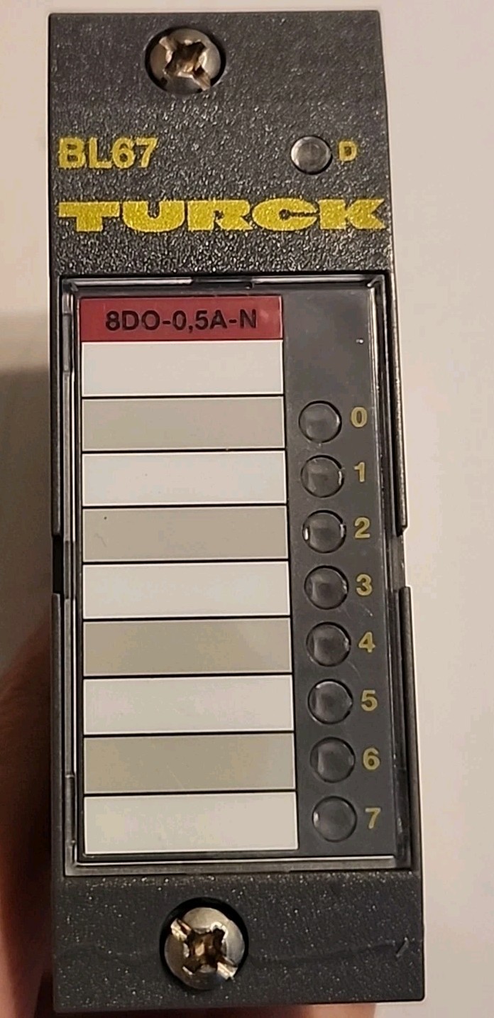 Turck BL67-8DO-0,5A-N Electronic Module, 8 Digital Outputs – Free Shipping