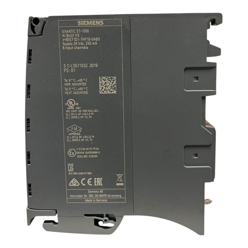 SIEMENS 6ES7531-7NF10-0AB0 Analog Input Module SIMATIC S7