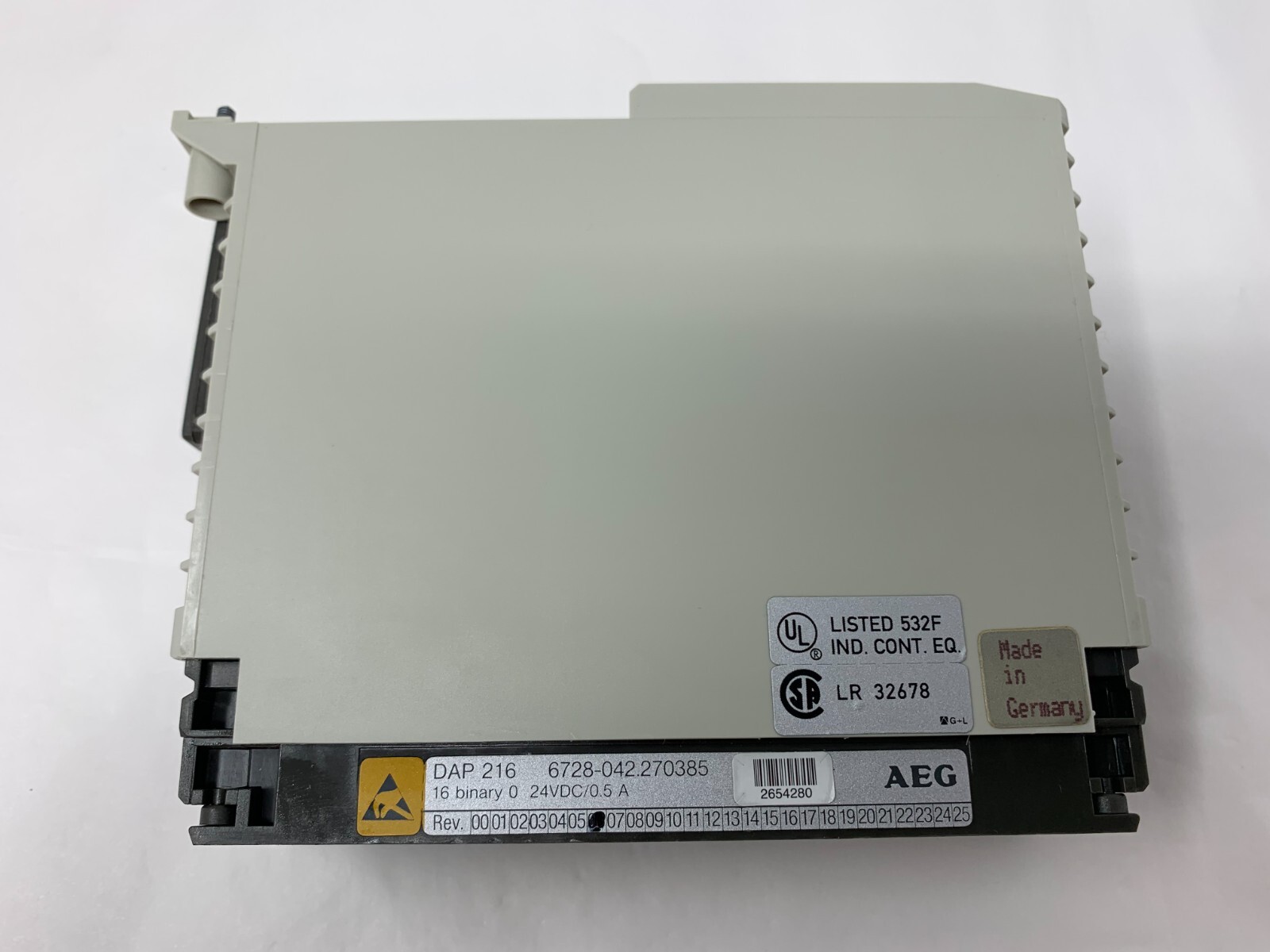 Modicon Schneider Electric DAP 216 Rev. 06 Output Module 16-Binary 24VDC/0.5A