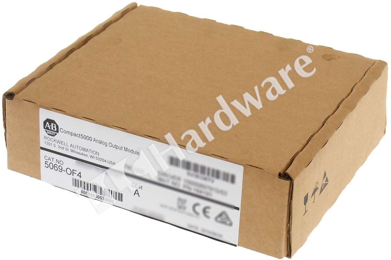 Open Pre-owned Allen Bradley 5069-OF4 /A Compact I/O 4-Ch Analog Output Module