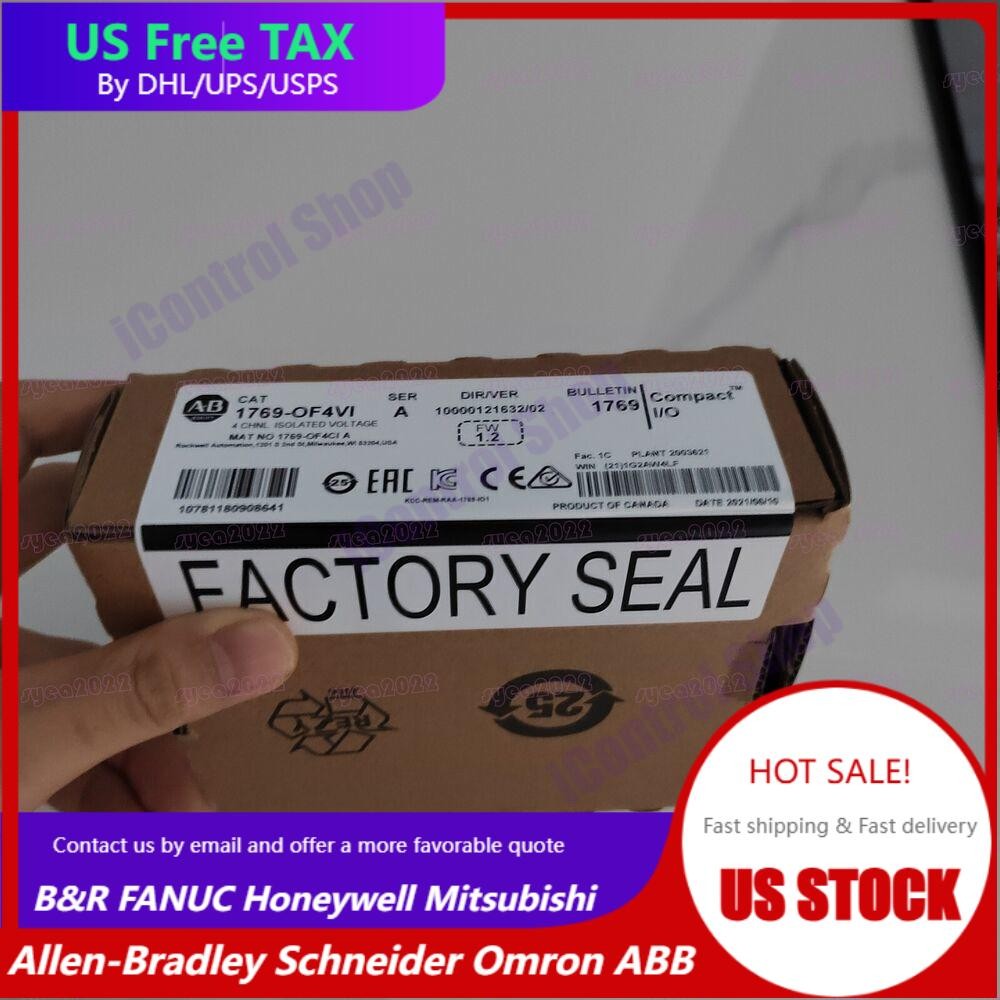 Allen-Bradley 1769-OF4VI CompactLogix 4 Pt Voltage Module New Sealed Fast Ship