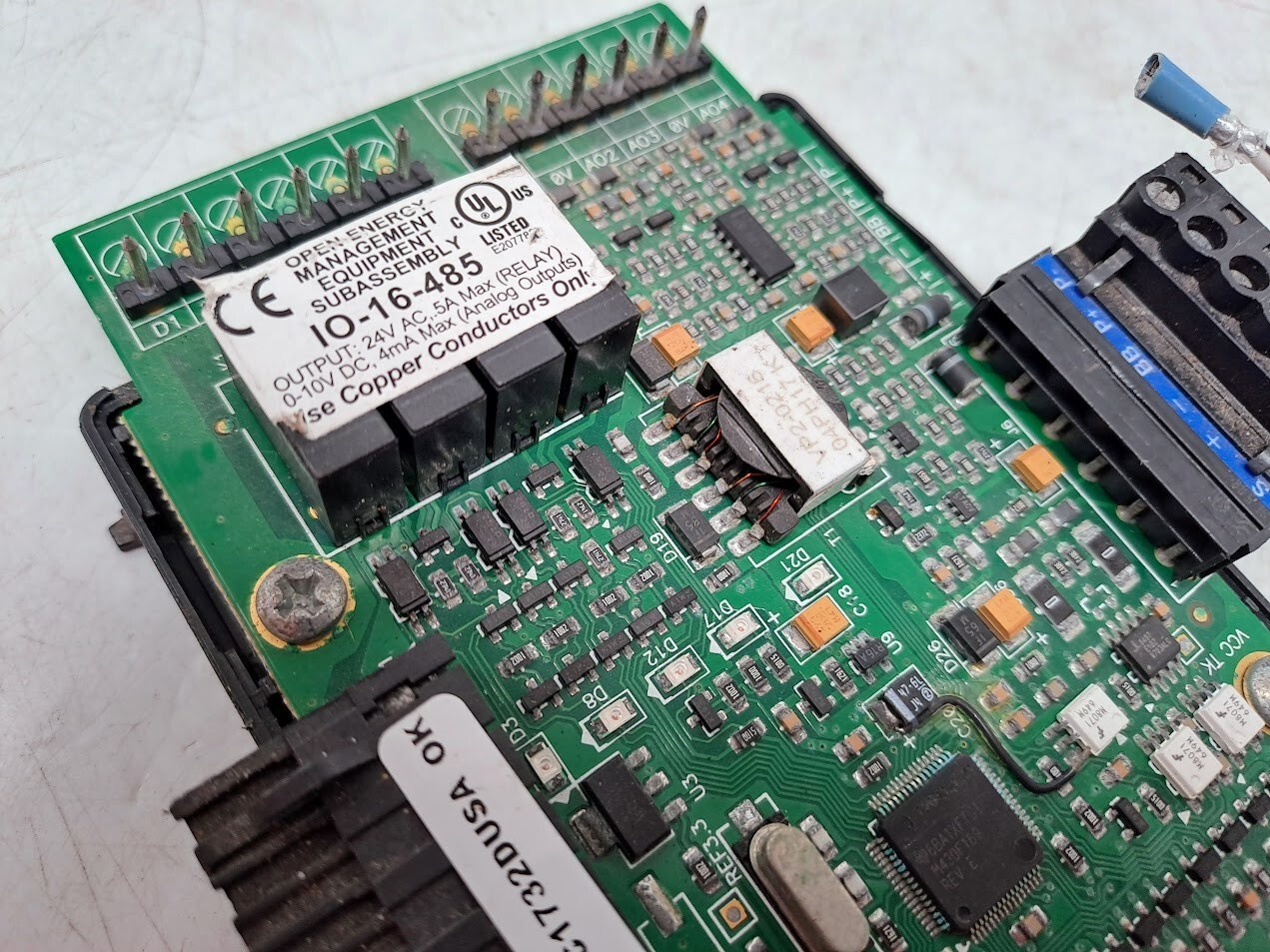 Vykon IO-16-485 I/O Module, Output: 24VAC, .5A Max, 0-10VDC
