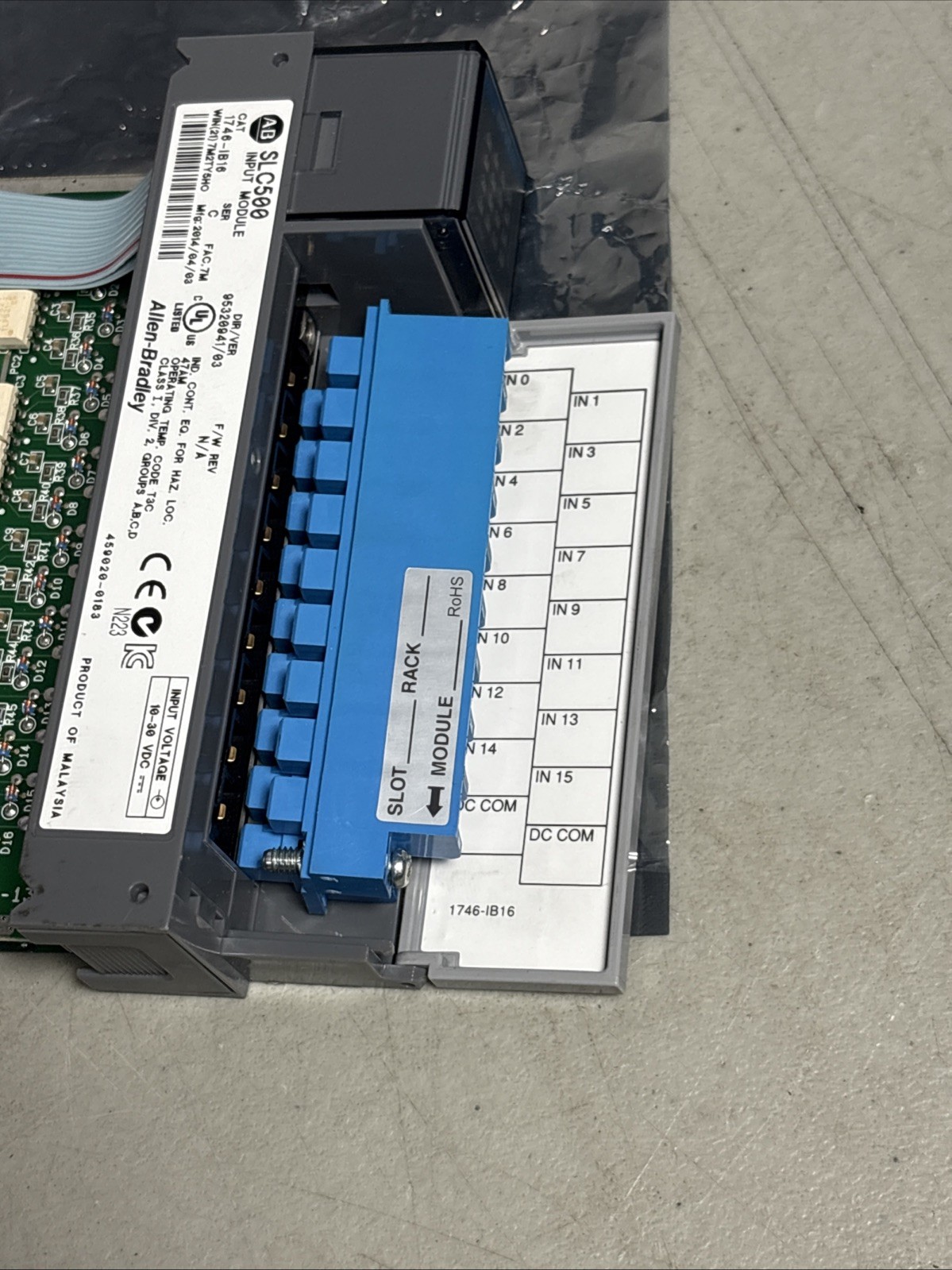 Allen Bradley 1746-IB16 SLC 500 Series C Input Module
