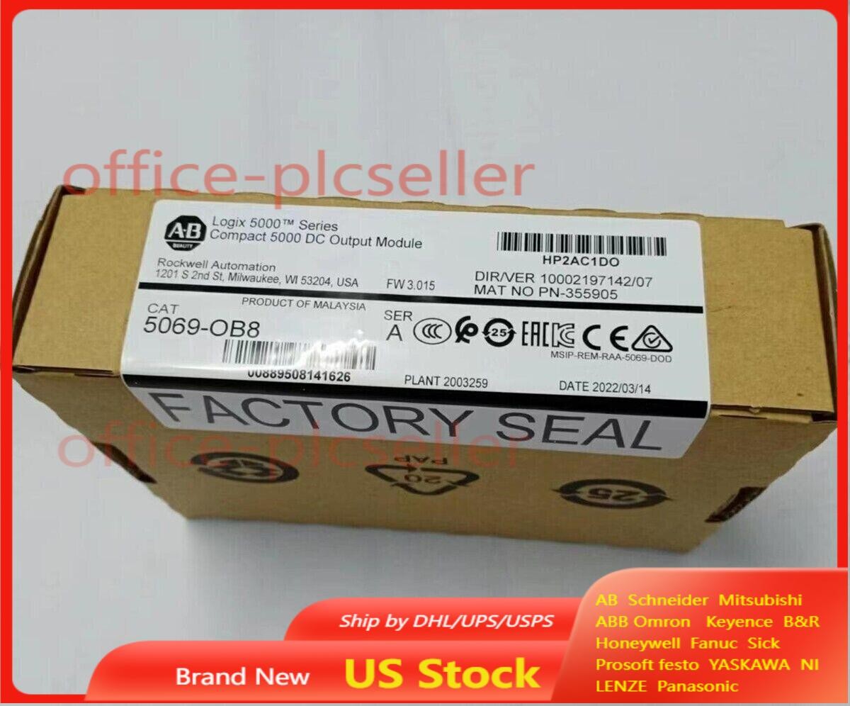 Allen Bradley 5069-OB8 Compact 5000 DC Output Module 5069OB8 Factory Sealed
