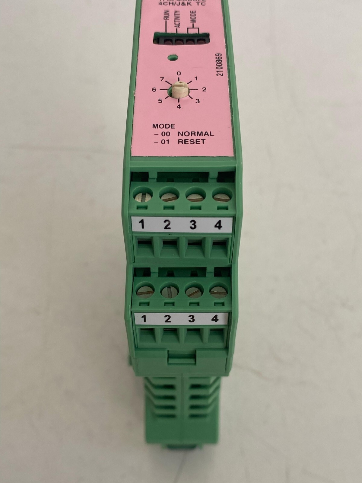 ABB / TFIO MODULE / 2100869-003 / 4CH/J&K TC / 2100869 / THERMOCOUPLE 60HZ