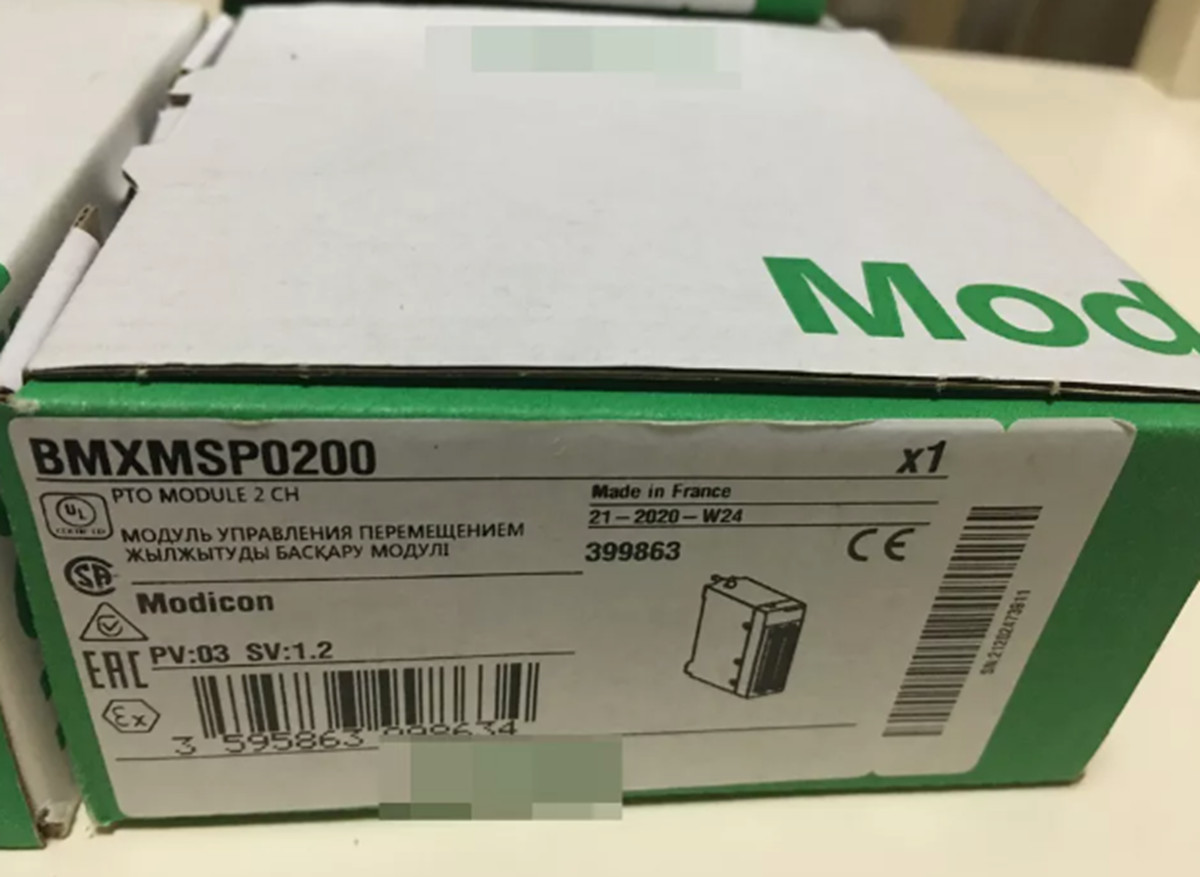 New SCHNEIDER BMXMSP0200 M340 Pulse Output Module
