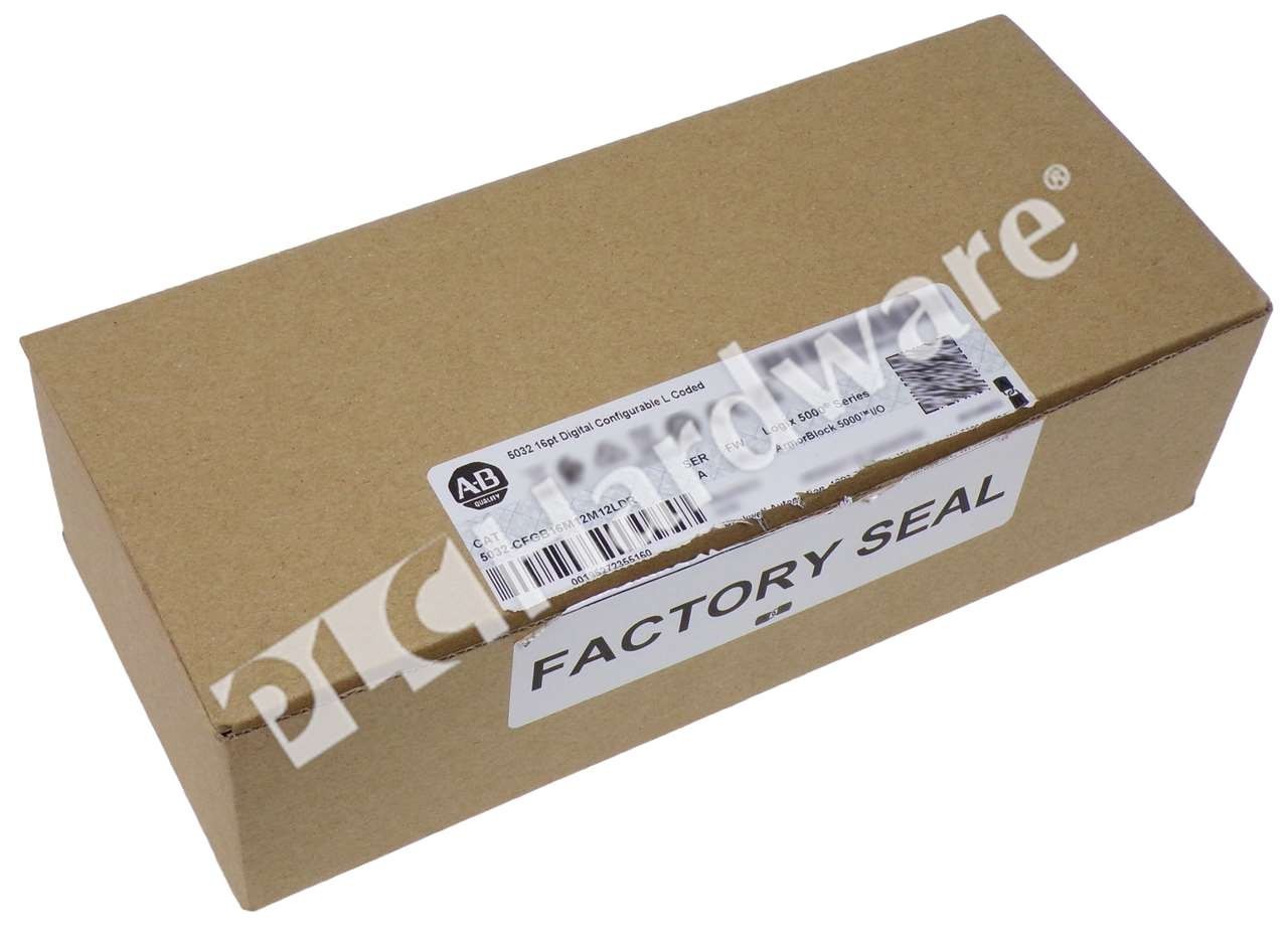 Open Pre-owned Allen Bradley 5032-CFGB16M12M12LDR /A ArmorBlock 5000 I/O Module
