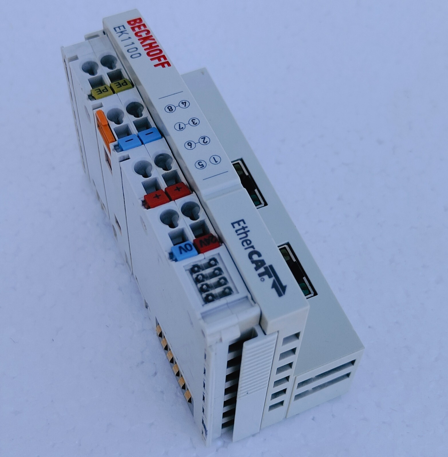BECKHOFF EK1100 EtherCAT Coupler 2-Channel Ethernet Interface Terminal Module #2