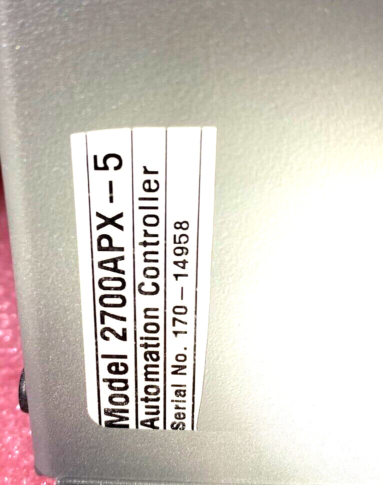 CONTROL TECHNOLOGY AUTOMATION CONTROLER 2700APX 5