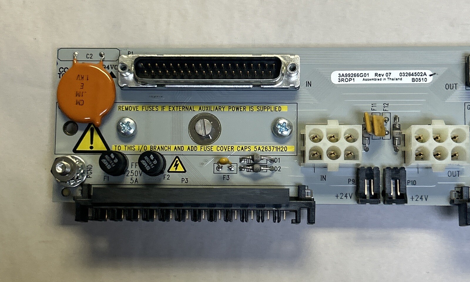 EMERSON OVATION,3A99266G01,TRANSITION PANEL PC BOARD NOS