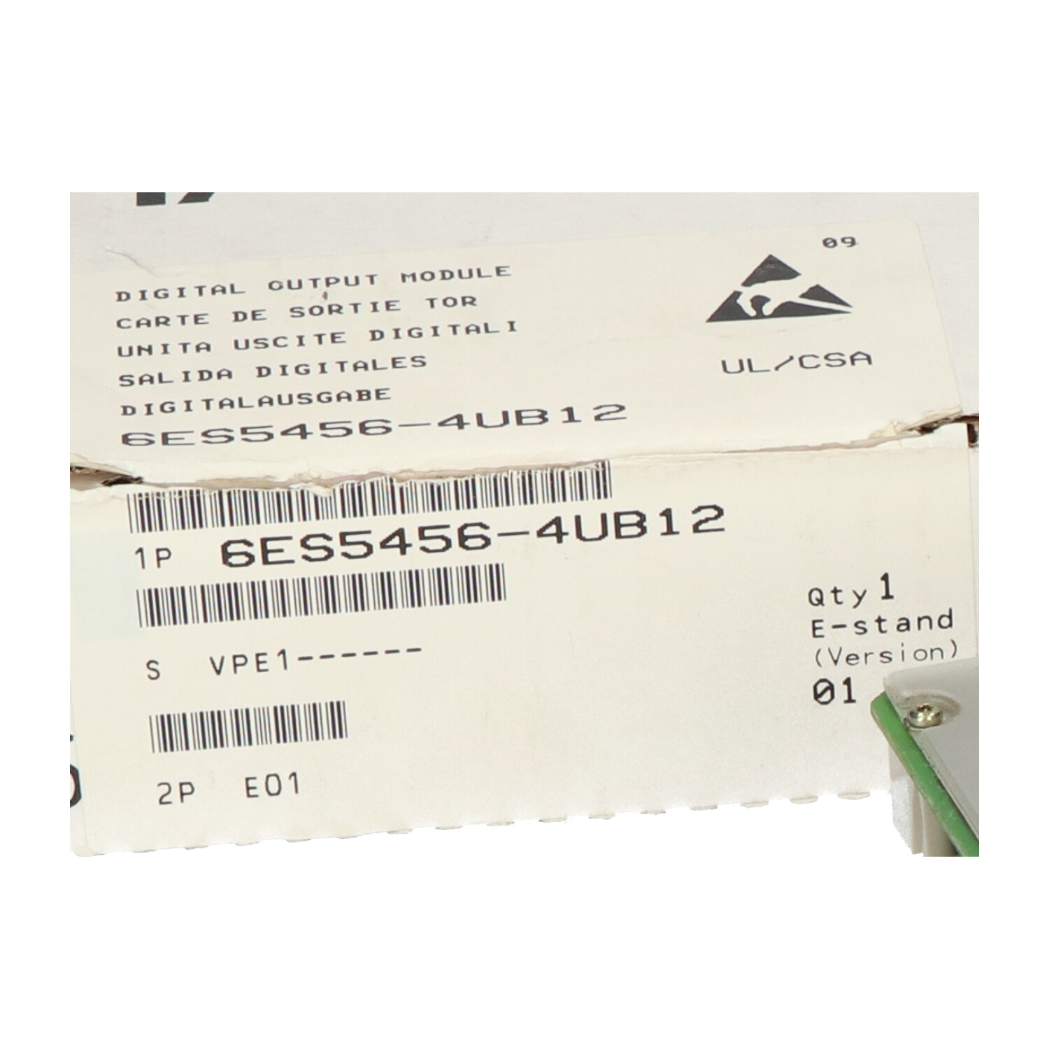 Siemens 6ES5 456-4UB12 Digital output module New NFP