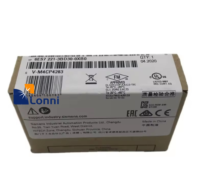 6ES7221-3BD30-0XB0 6ES7 221-3BD30-0XB0 New Siemens S7-1200 Digital Input SB 1221