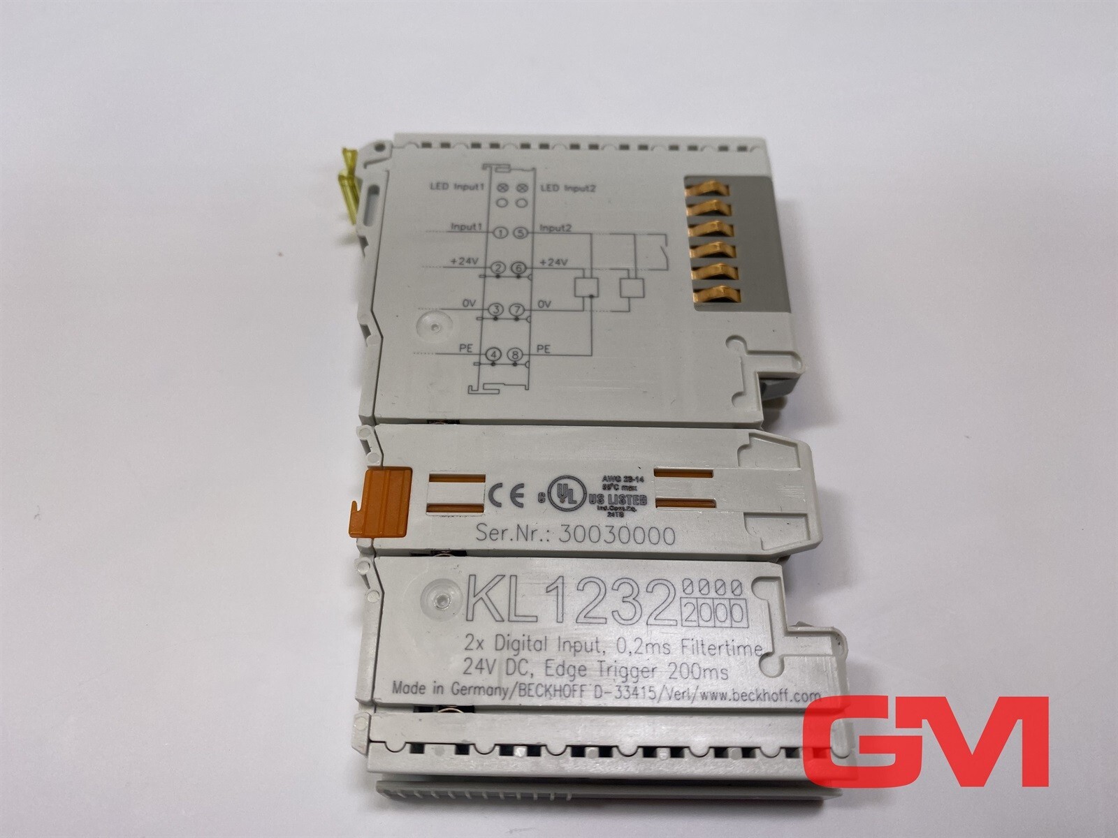 Beckhoff Bus Terminal KL1232-2000 2-Channel Digital Input 0.2ms 200ms