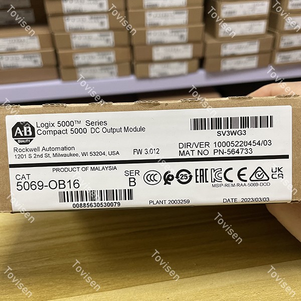 5069-OB16 24V DC Sourcing Output Matched With 5094-MB Terminal Base