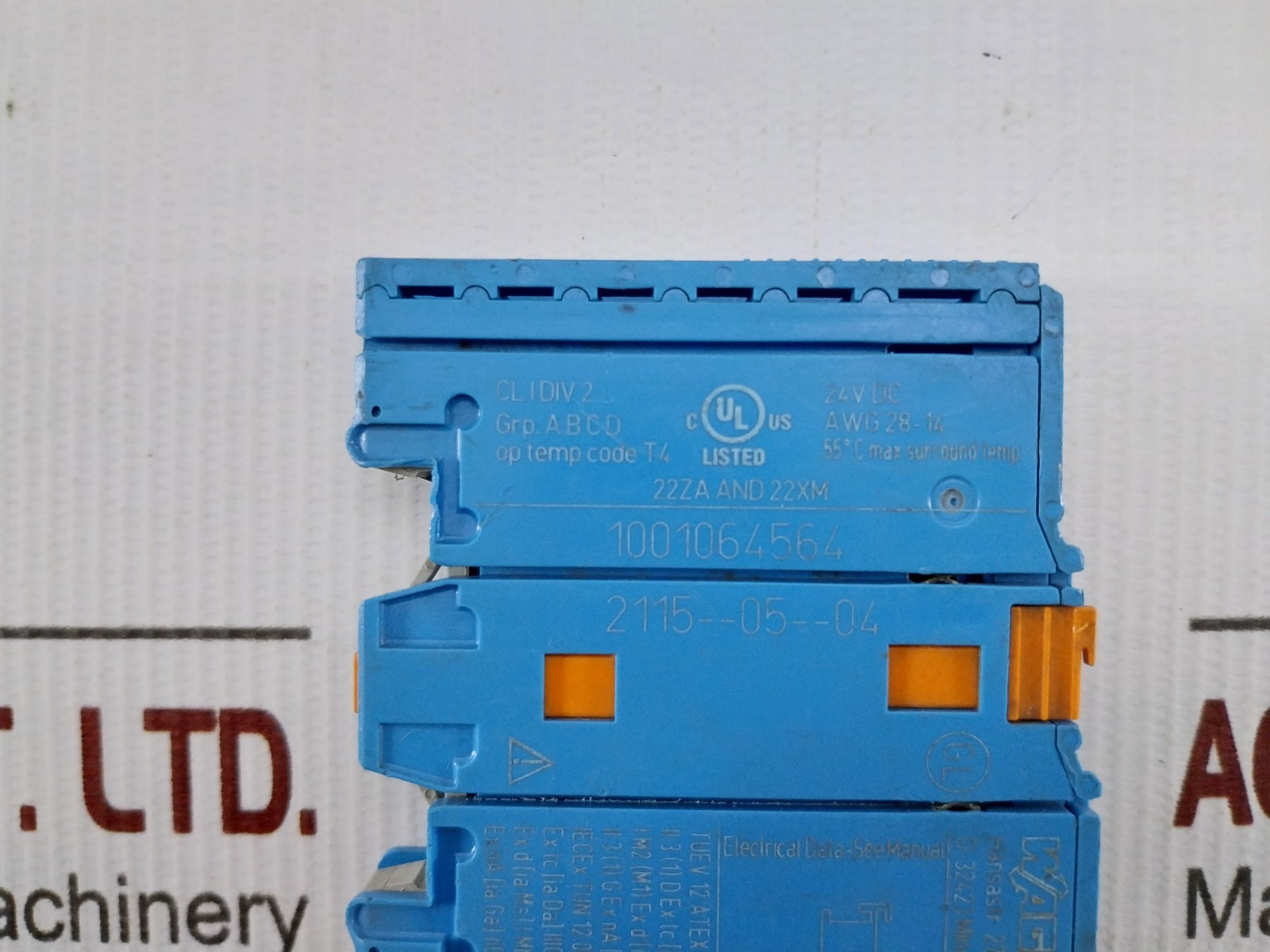 WAGO 750-435 Digital Input Module 24VDC 55C 5MM2