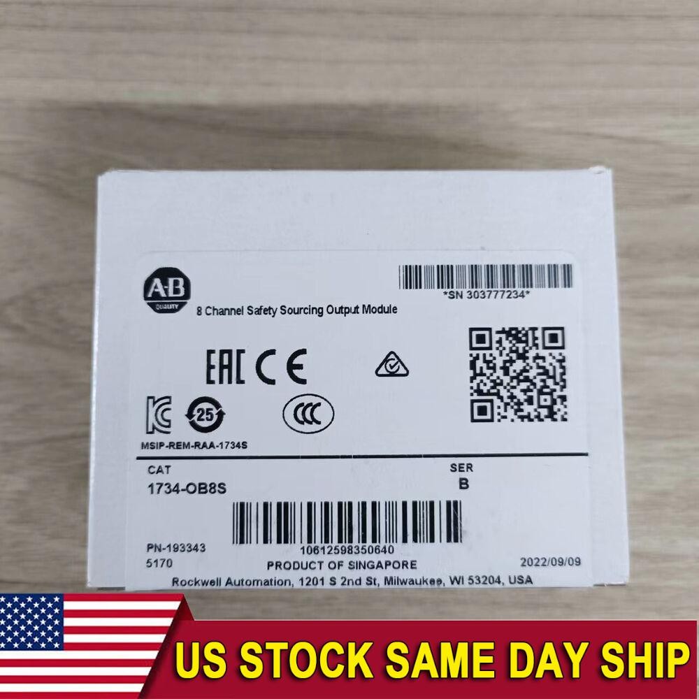 NEW- AB 1734-OB8S 1734OB8S Point I/O 8 Channel Safety Sourcing Output Module