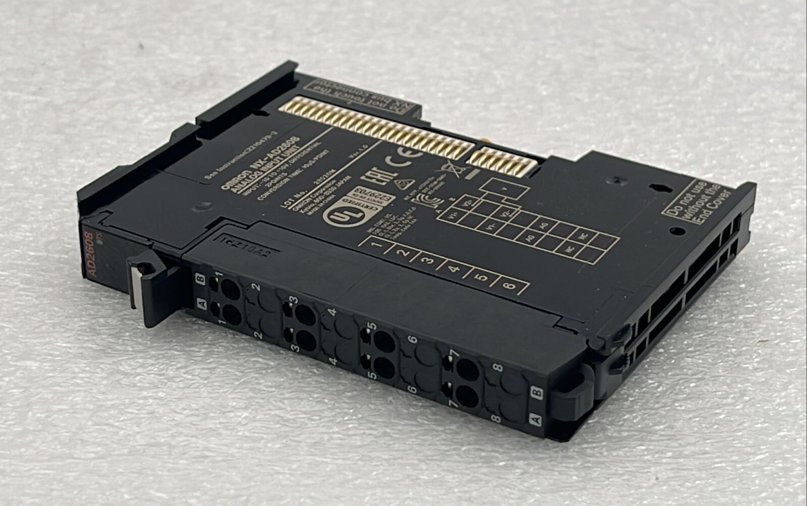 OMRON NX-AD2608 Analog Input Unit Module