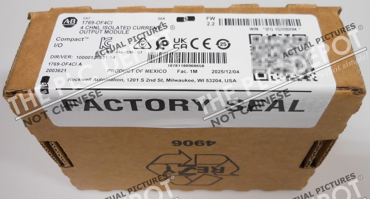 2025 SEALED Allen Bradley 1769-OF4CI 0F4C1 “REAL US SELLER” NOT CHINA #QTY
