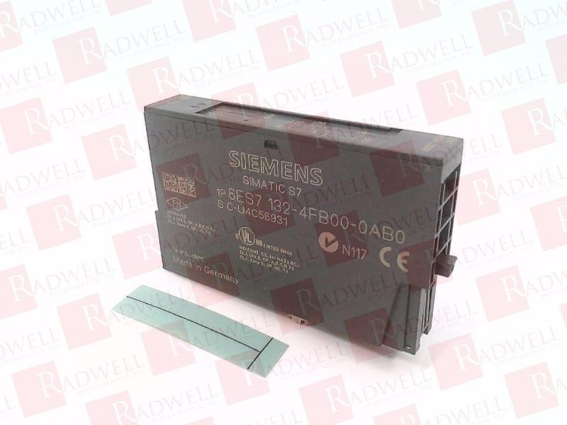 SIEMENS 6ES7132-4FB00-0AB0EACH / 6ES71324FB000AB0EACH (NEW NO BOX)