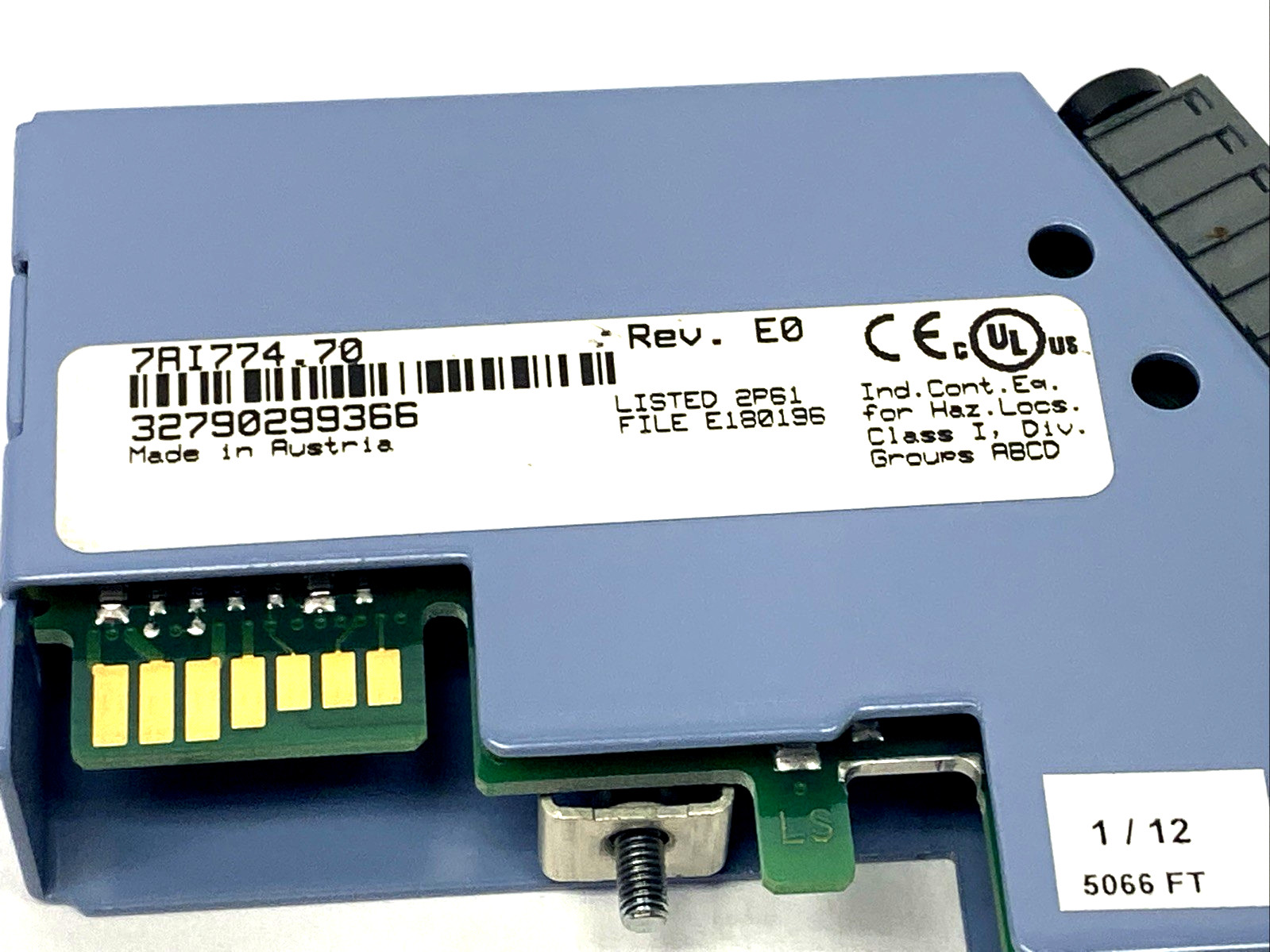 B&R Automation 7AI774.70 2003 Analog Input Module 4 Input 0-20mA 12-Bit AI774
