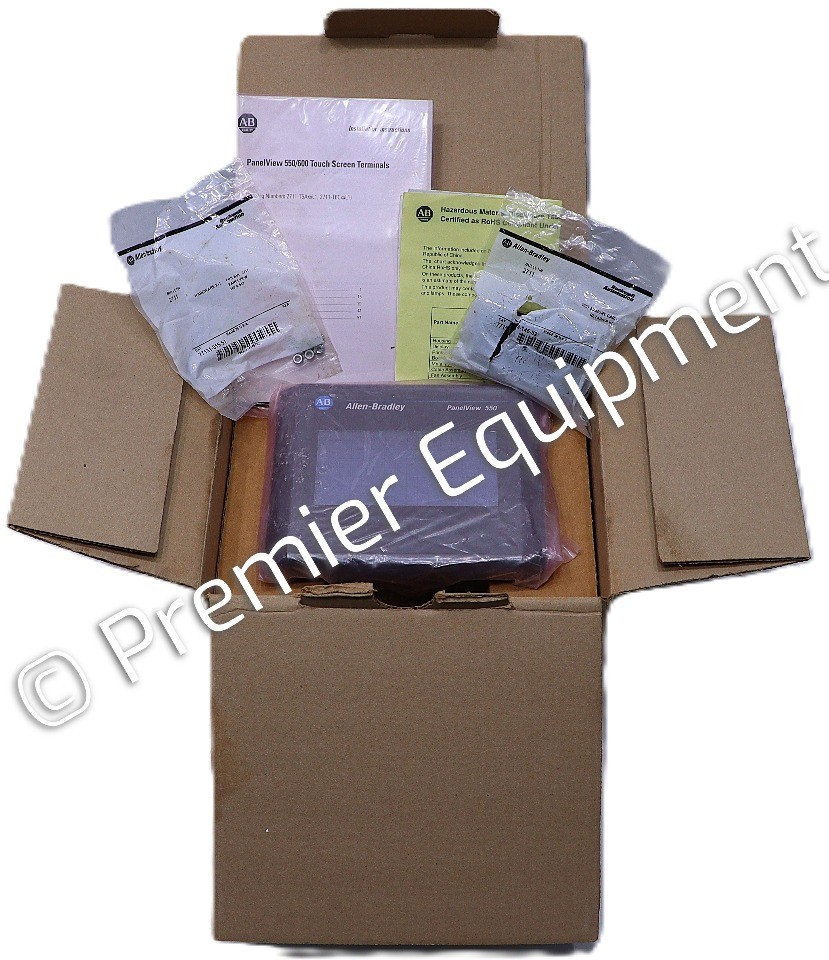 SURPLUS ALLEN BRADLEY 2711-T5A1L1 SER B PANELVIEW 550 5.3″ OPERATOR INTERFACE