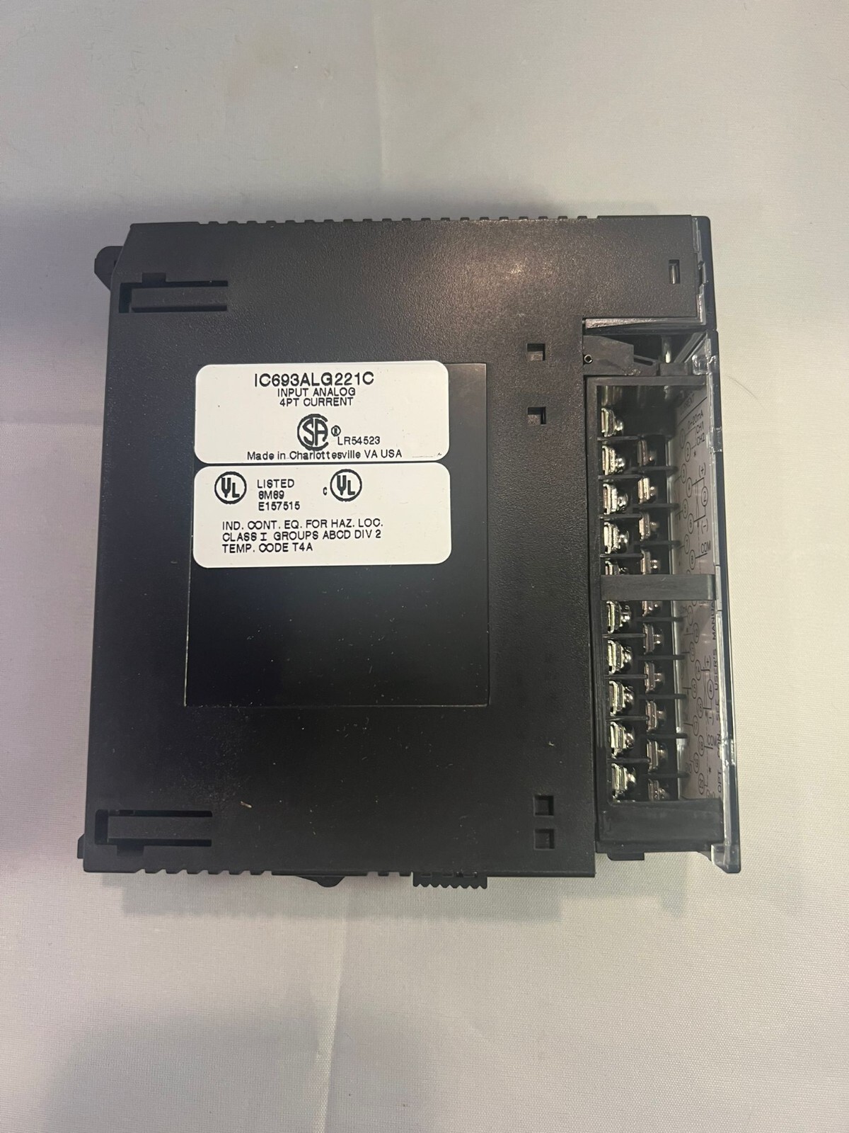 GE IC693ALG221C PLC Analog Input Modules 4PT CURRENT New retail #1
