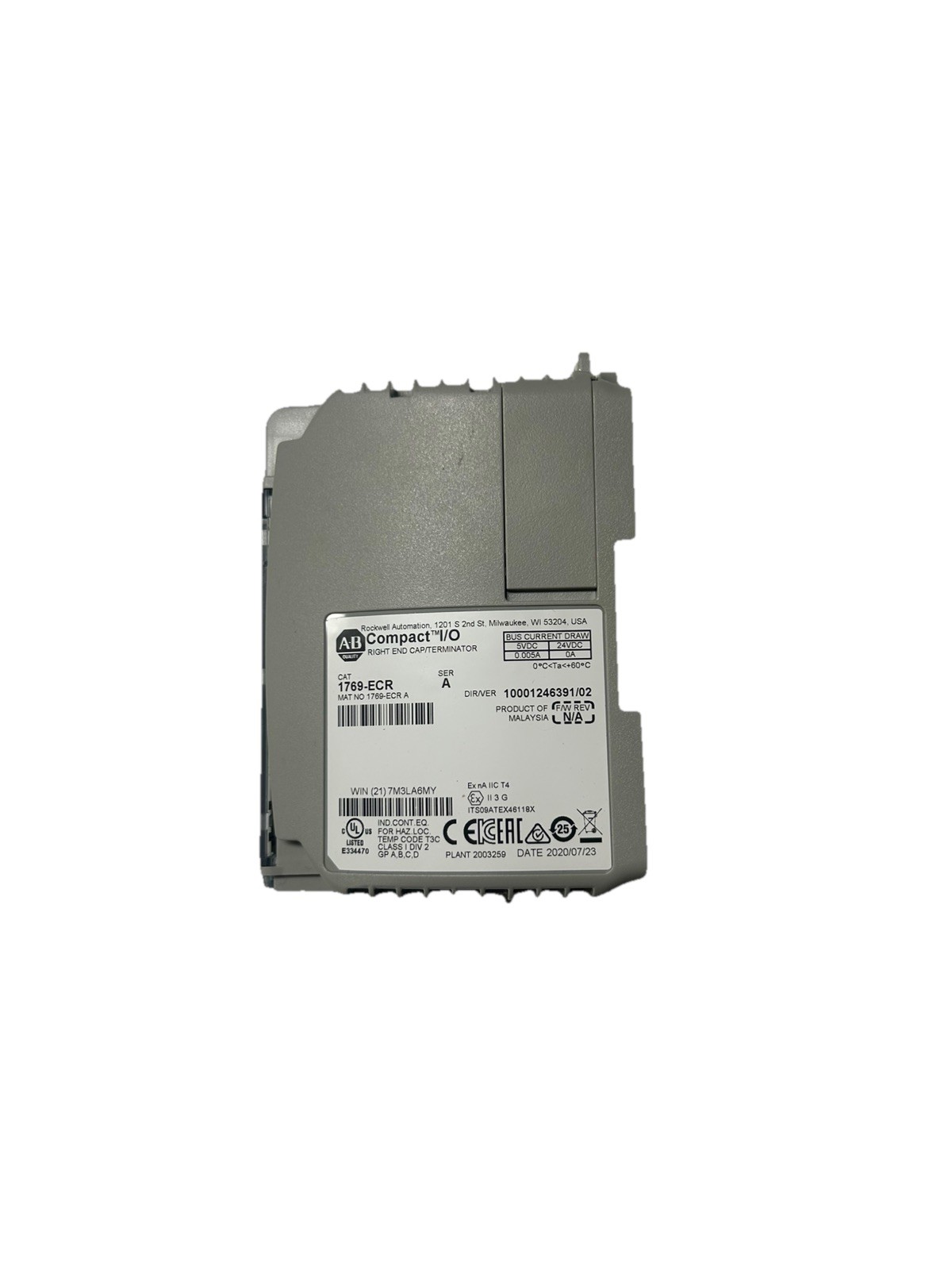 A B Rockwell Compact I/O 1769-ECR