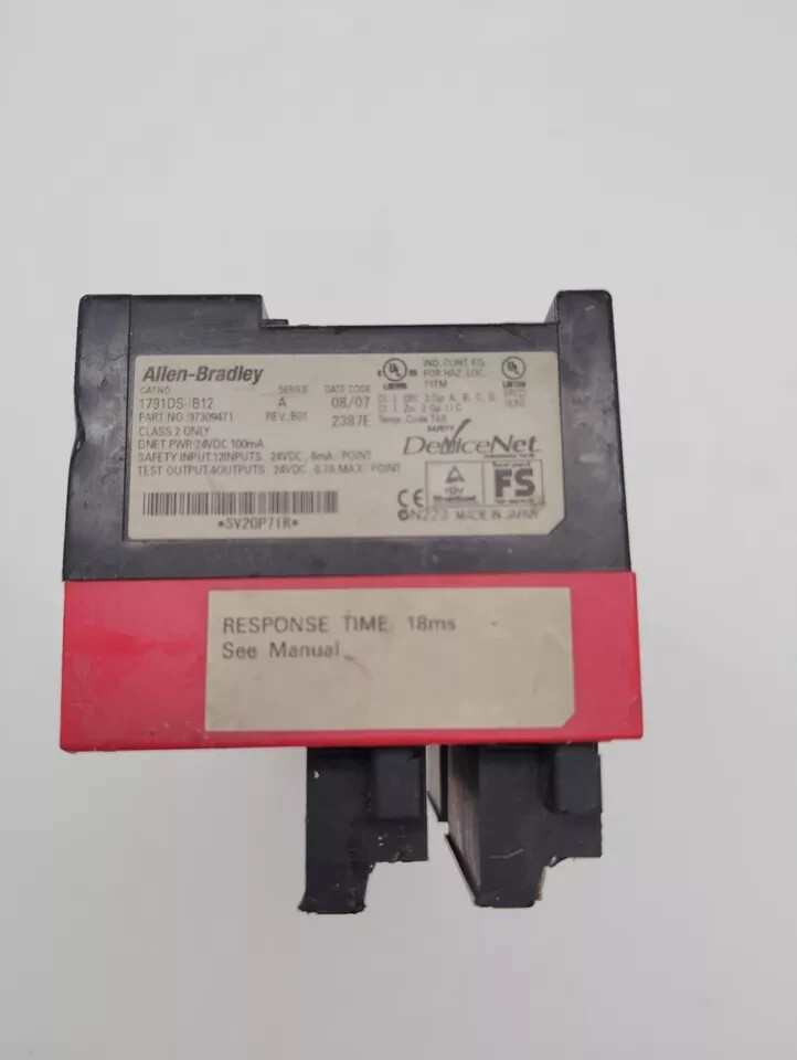 Allen Bradley 1791DS-IB12 Guard I/O 12 Point Digital Comb Module Safety Input