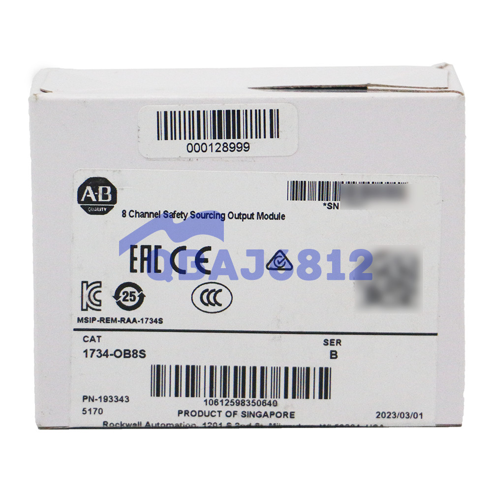 Allen-Bradley1734-OB8S POINT Guard I/O Safety Module 8 Sourcing Output Module