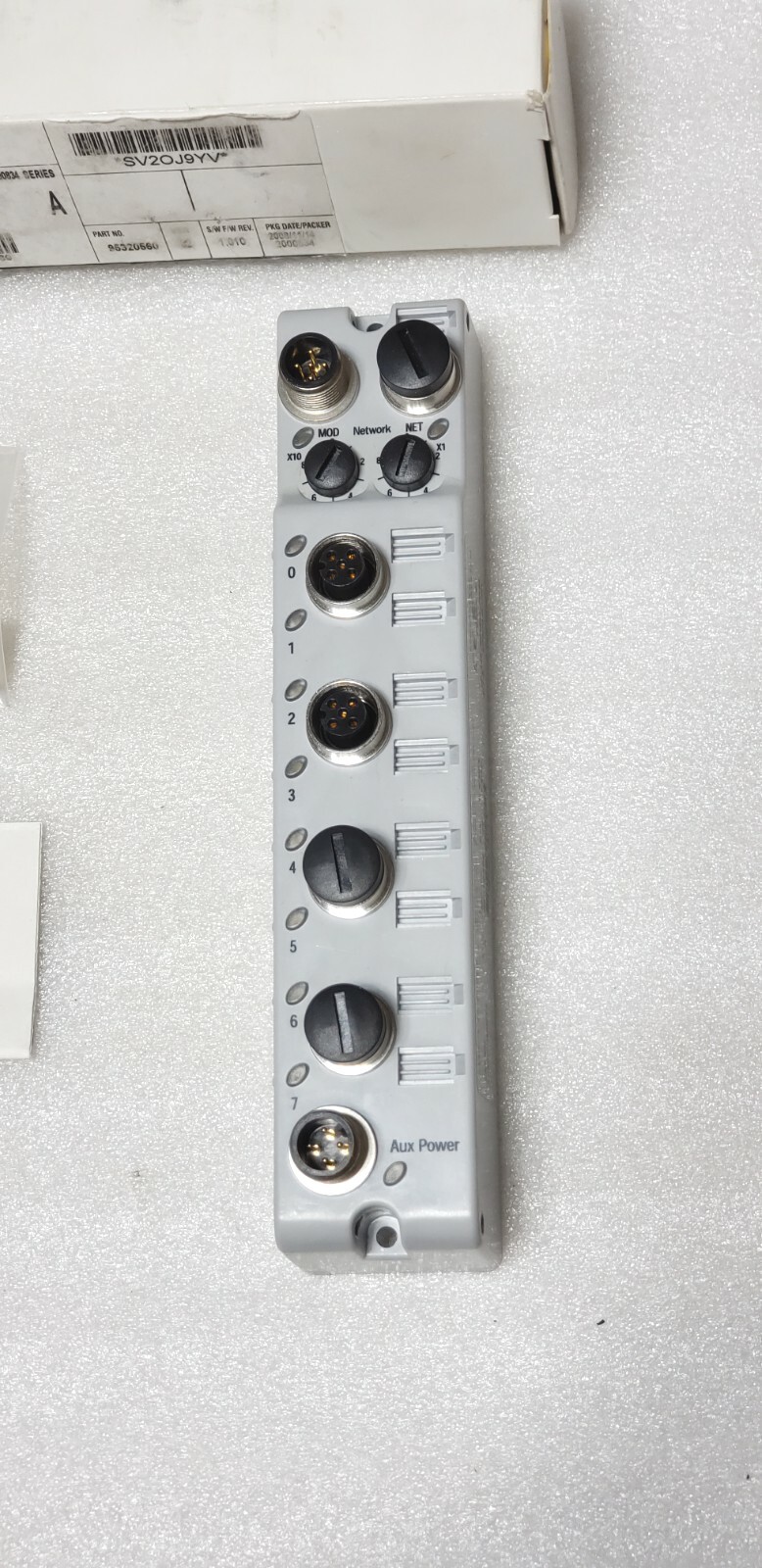 ALLEN BRADLEY 1732DIB8M12 Series A ARMORBLOCK DUAL PORT ENET/IP, NOB