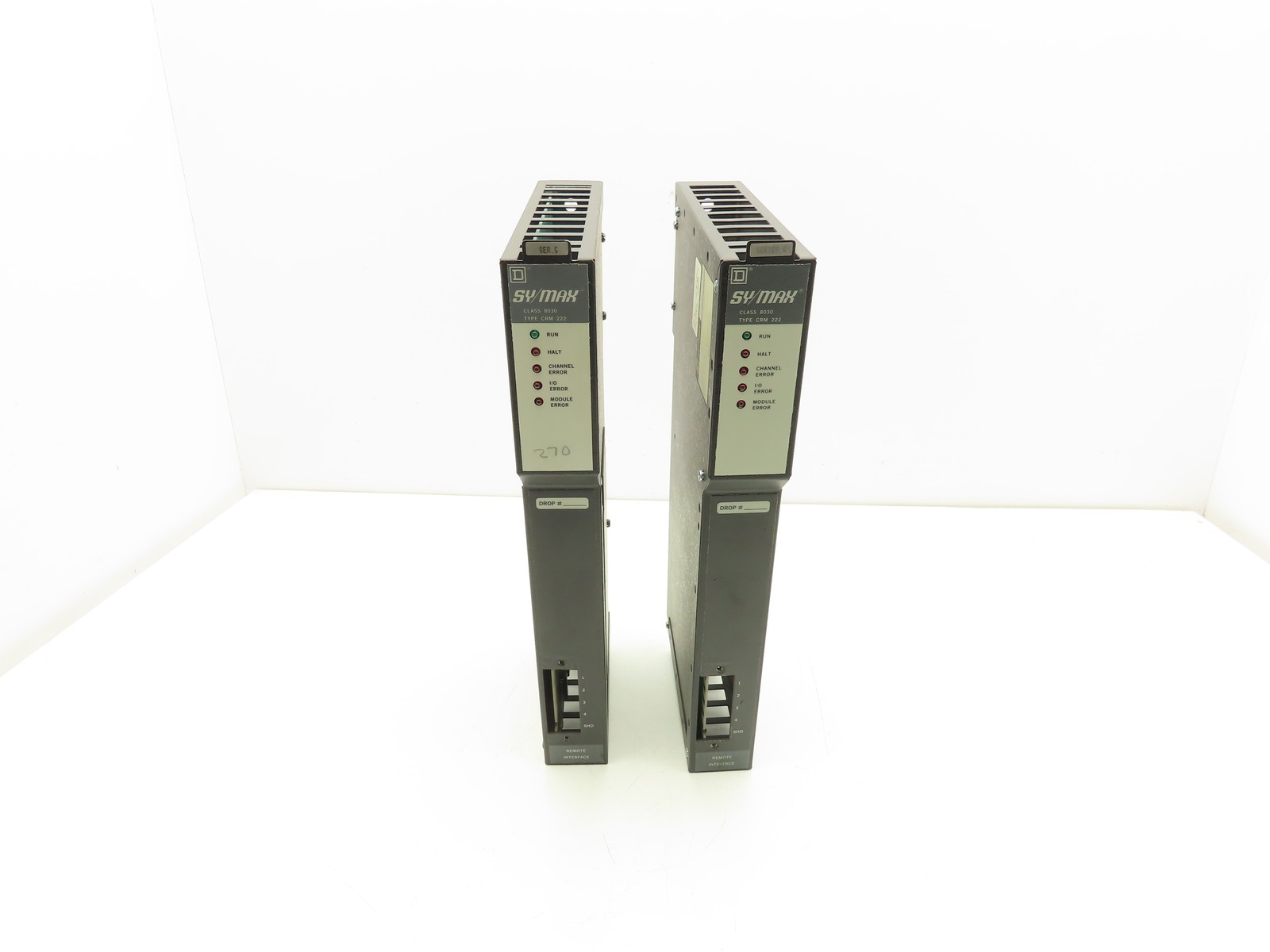Square D 8030-CRM222 Sy/Max Remote Interface Module Series G 5VDC 1A Lot Of 2