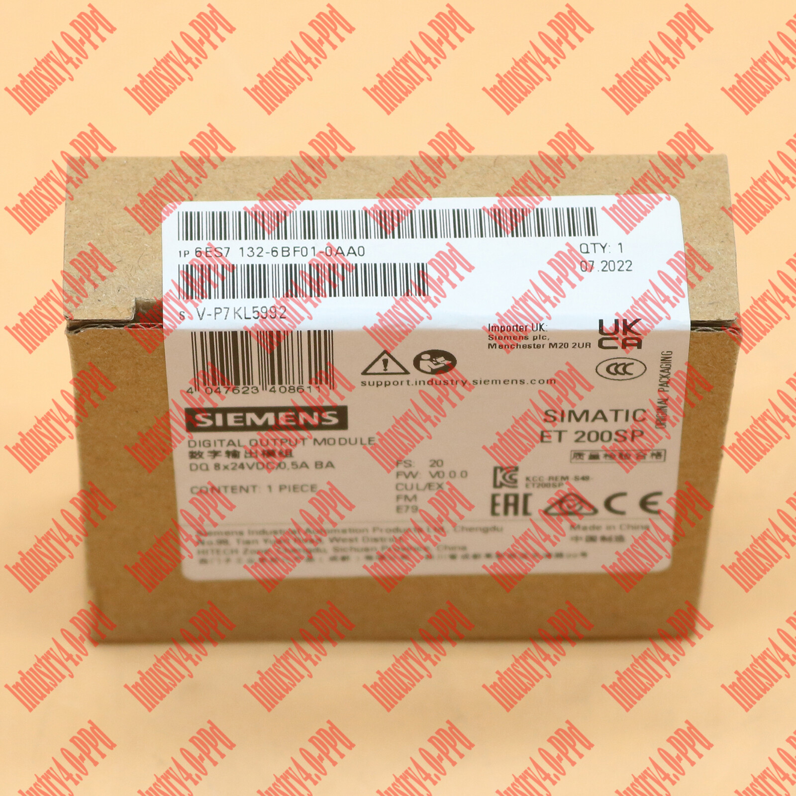 1PC New Siemens 6ES7 132-6BF01-0AA0 ET 200SP Digital output module FAST SHIP